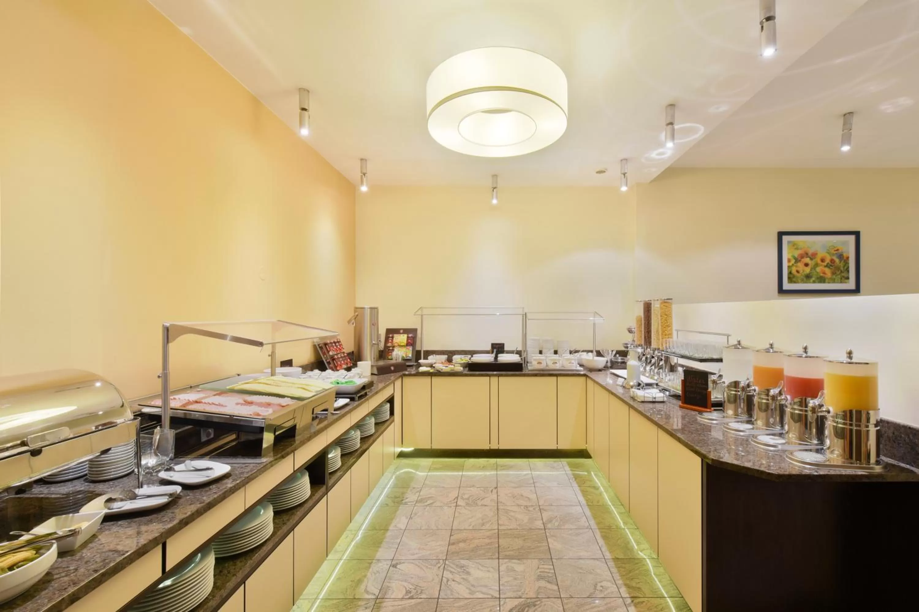 Buffet breakfast in Hotel Lucia