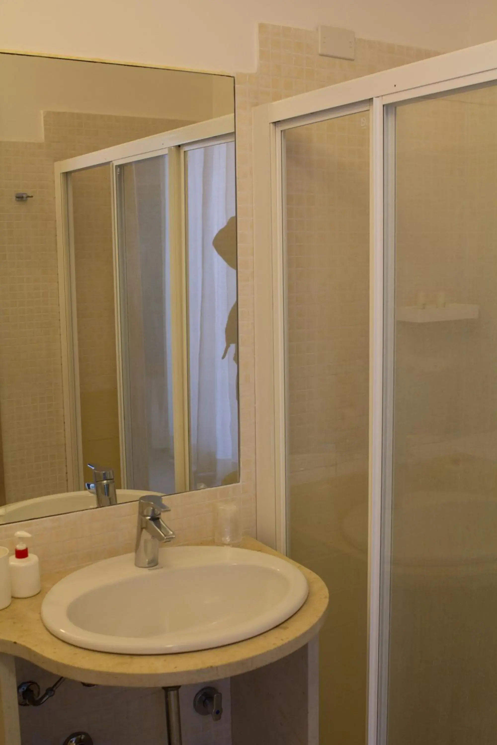 Shower, Bathroom in Hotel Baia Del Sole