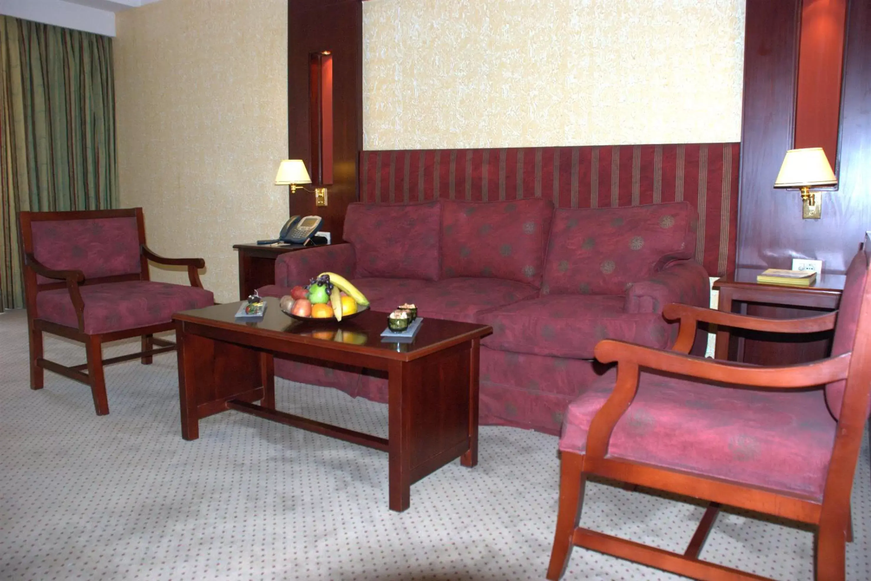 Seating Area in Safir Hotel Cairo