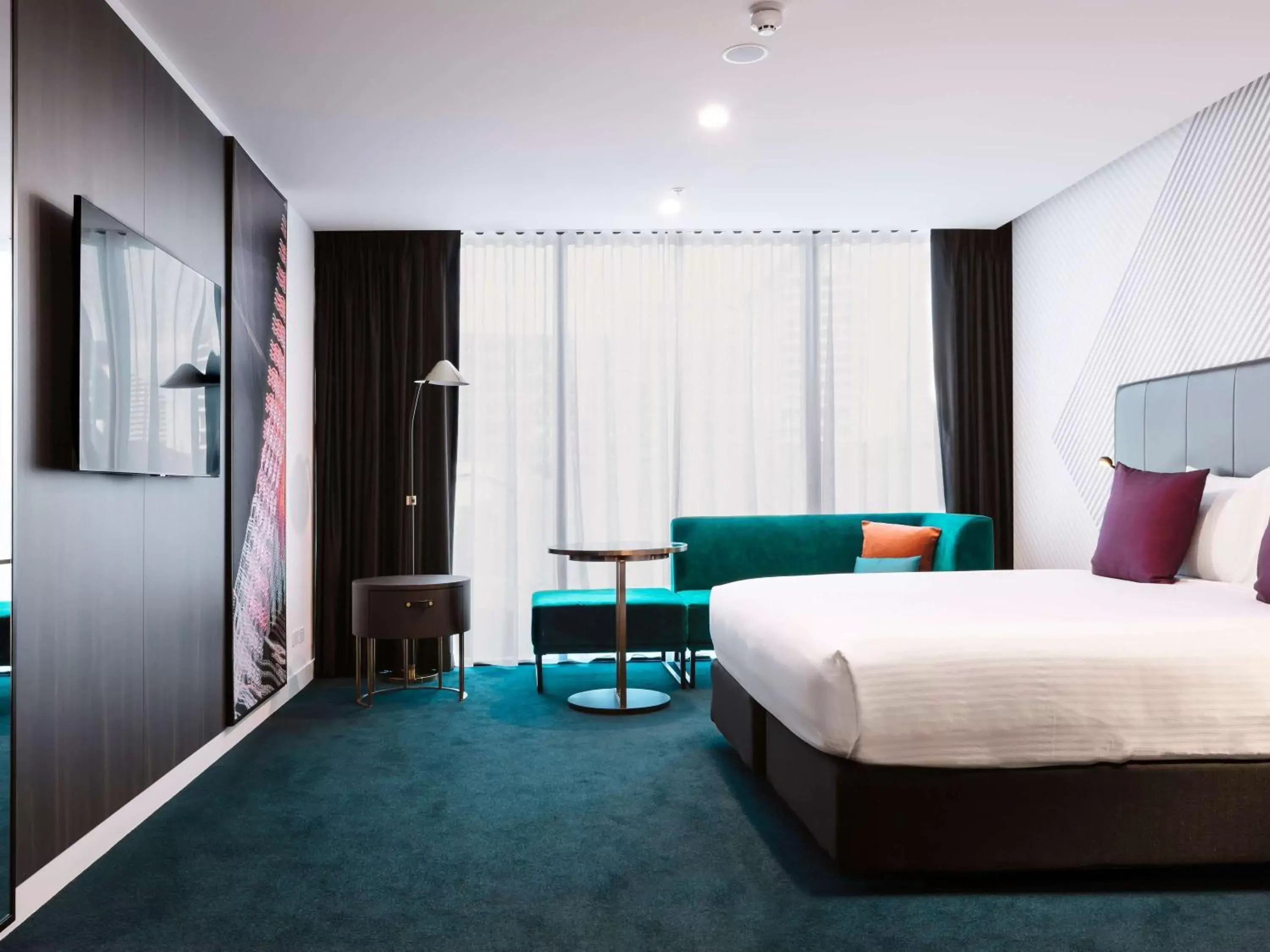 Bedroom in Movenpick Hotel Melbourne On Spencer