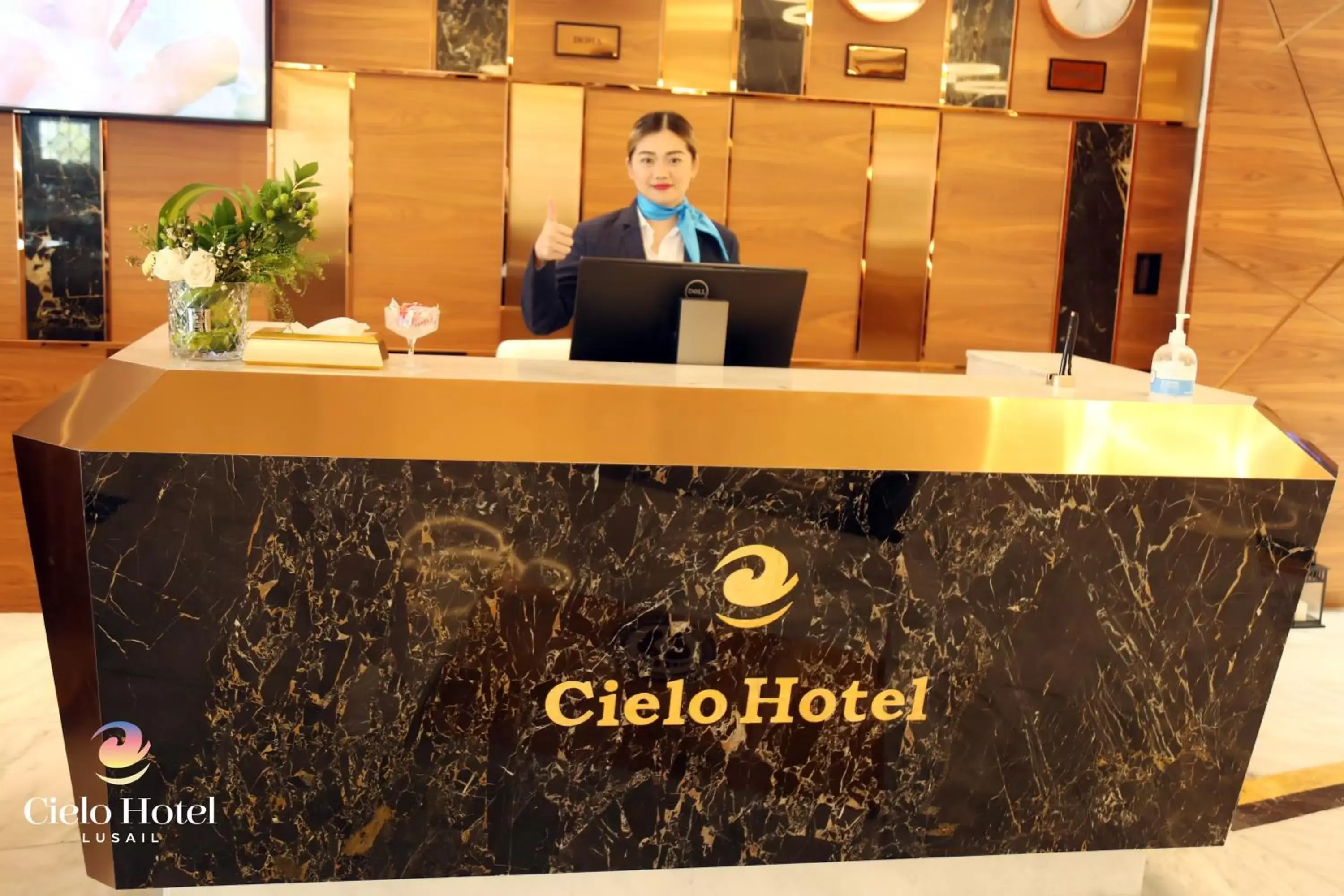 Lobby or reception in Cielo Hotel Lusail Qatar