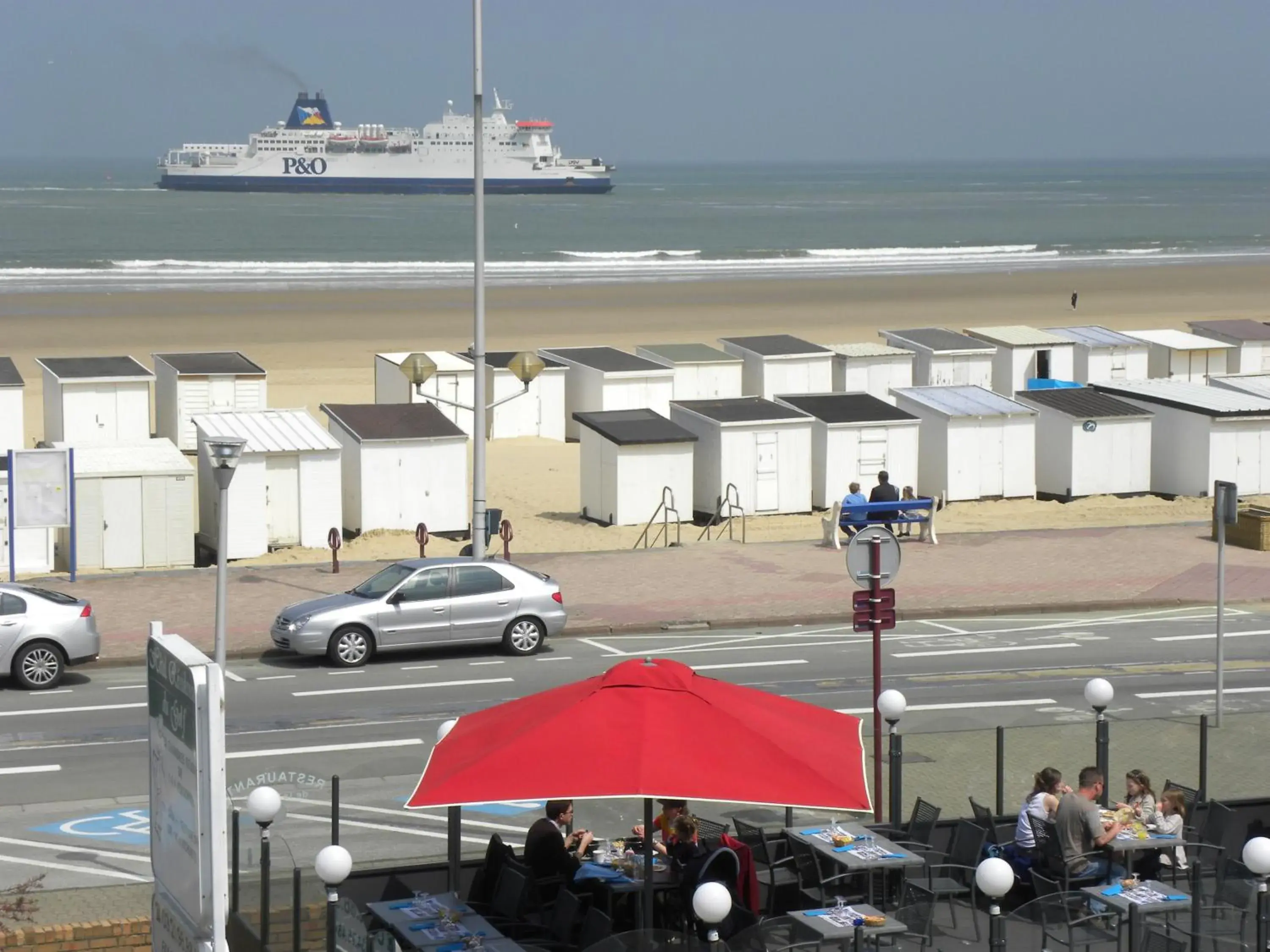 Patio in Hôtel De La Plage