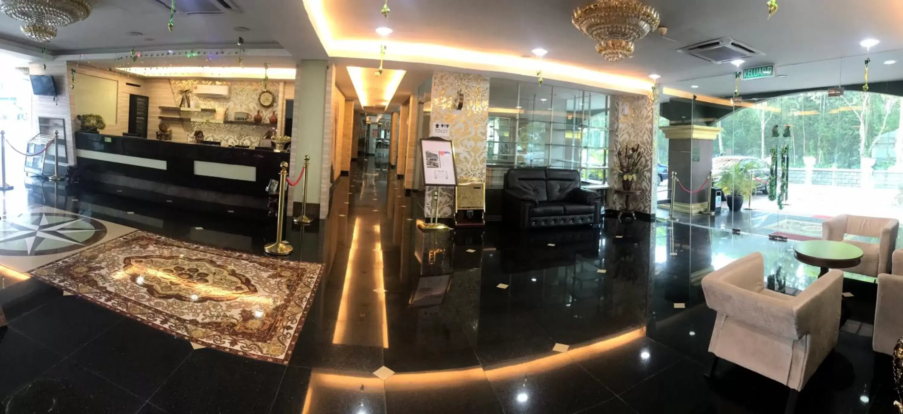 Lobby or reception, Restaurant/Places to Eat in AB Inn Hotel
