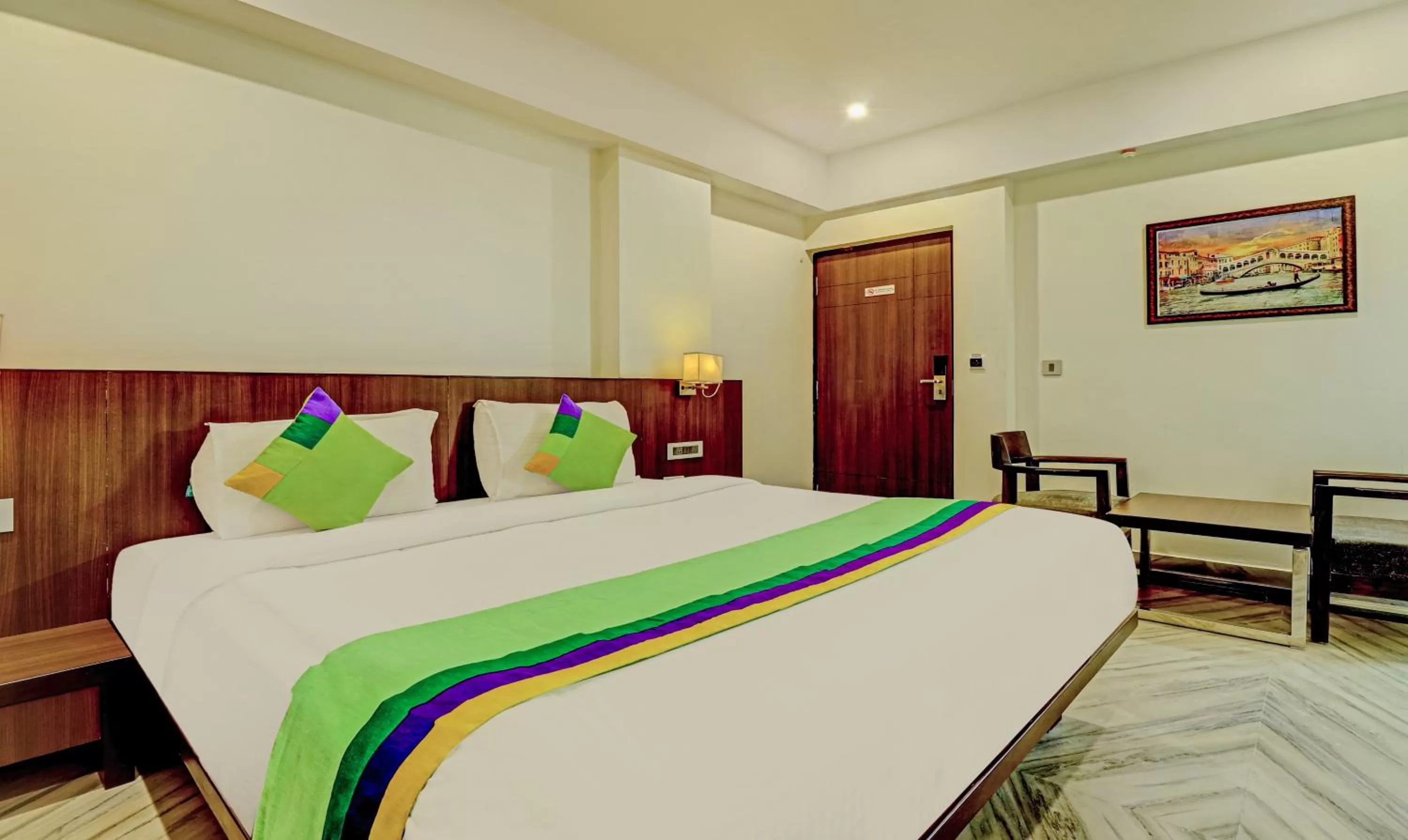 Bedroom, Bed in Treebo Seaesta RK Beach