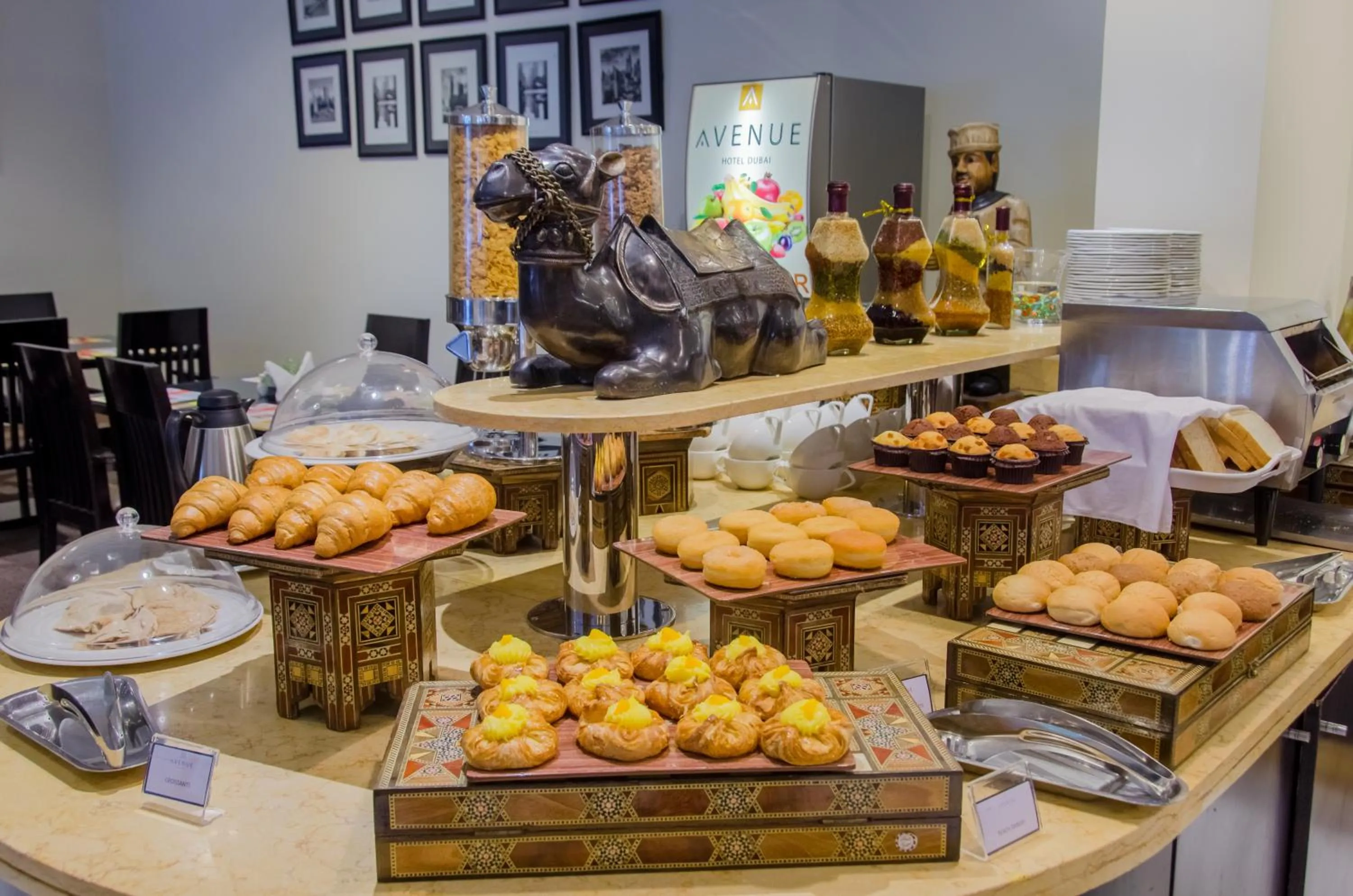 Continental breakfast in Avenue Hotel Dubai