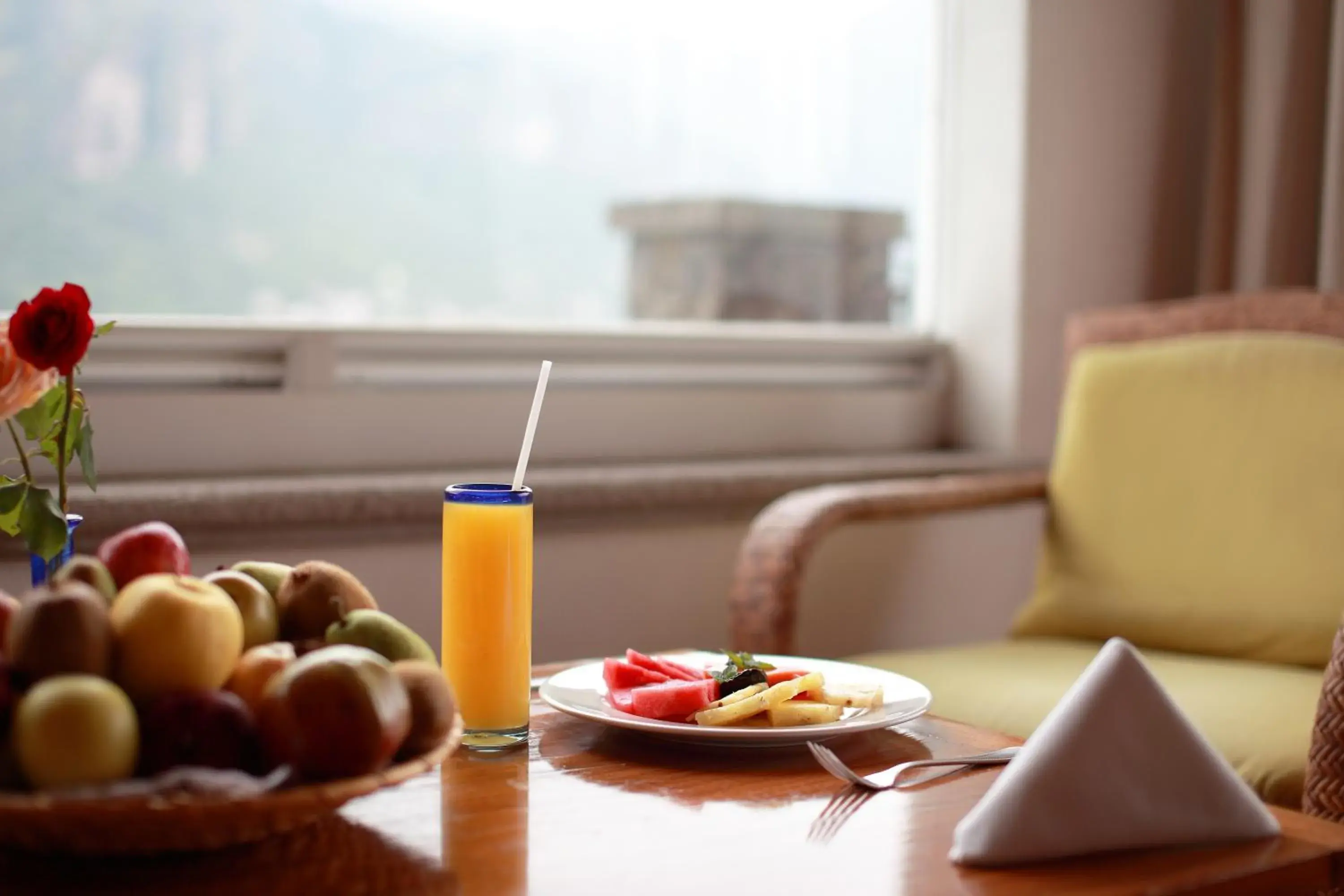 Living room, Breakfast in Posada del Tepozteco