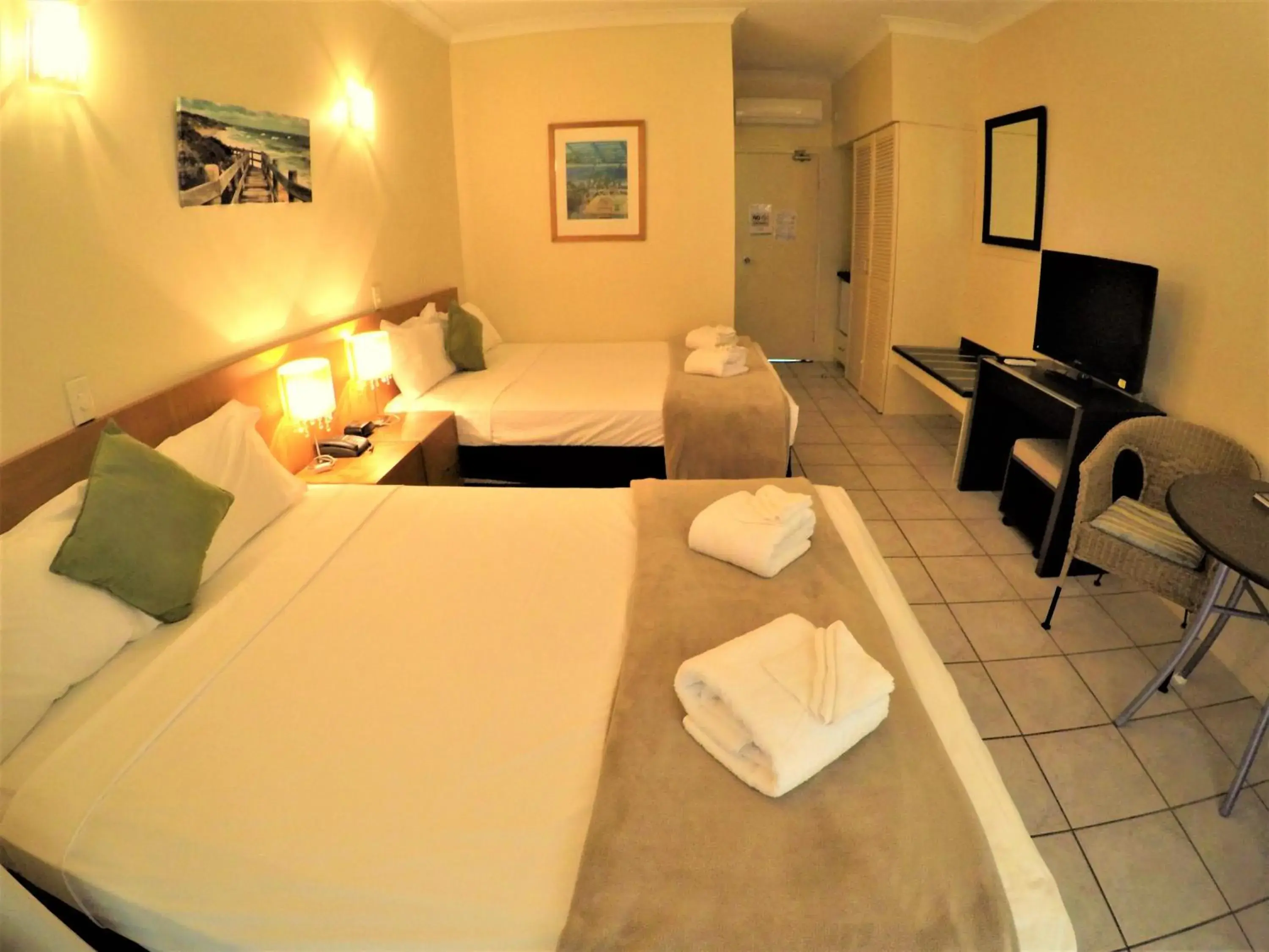 Photo of the whole room, Bed in Crystal Garden Resort & Restaurant