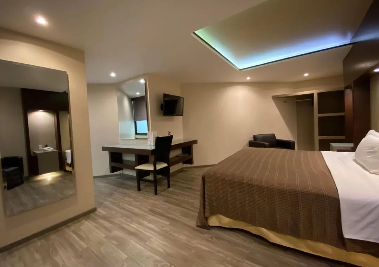 Bed in Hotel Escala Central del Norte