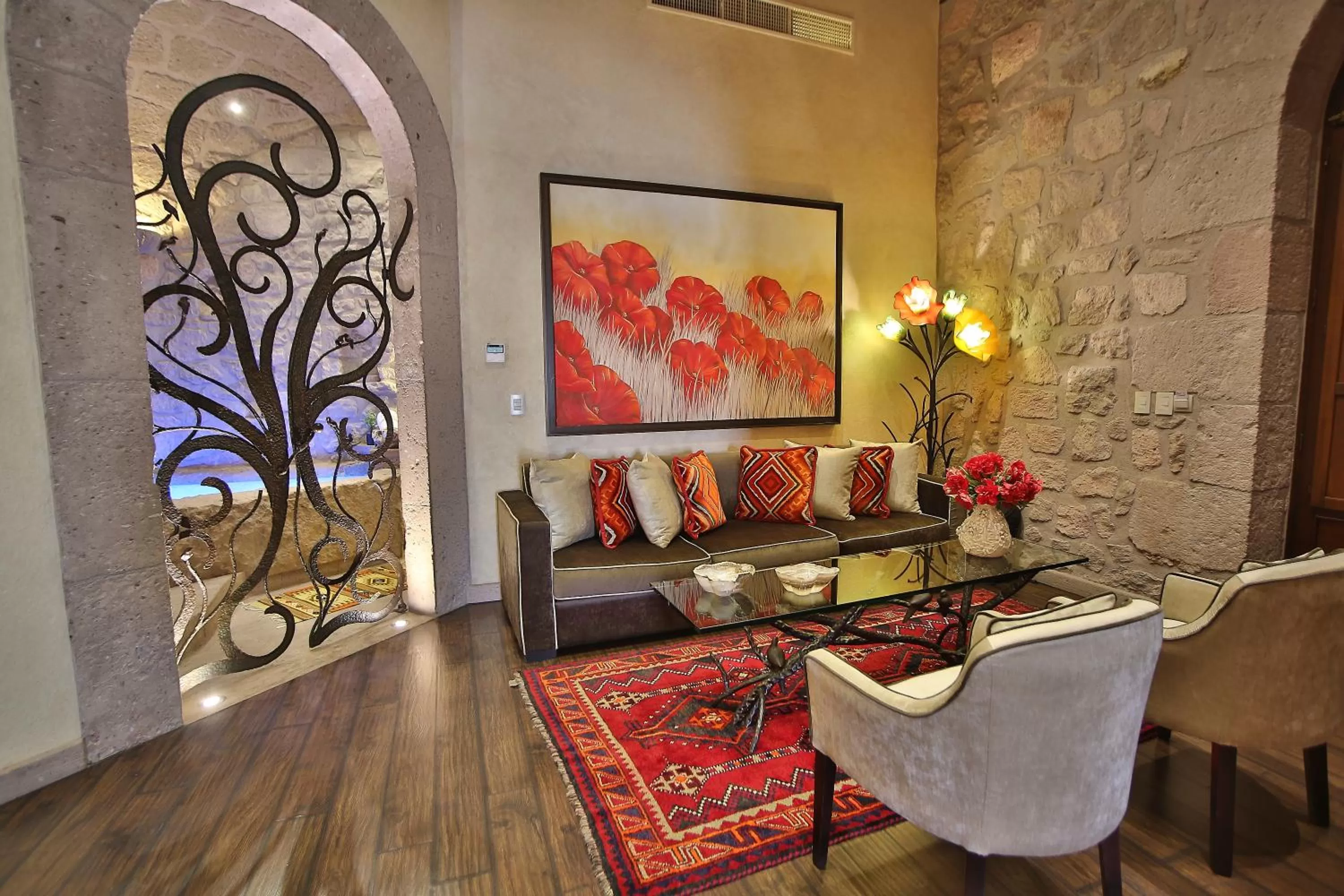 Seating area in Hotel De La Soledad