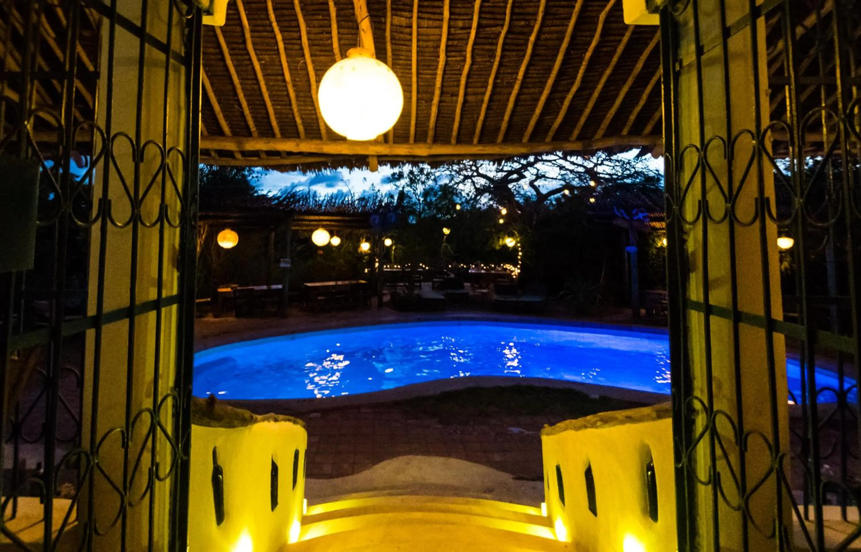 Pool view in Distant Relatives Ecolodge & Backpackers