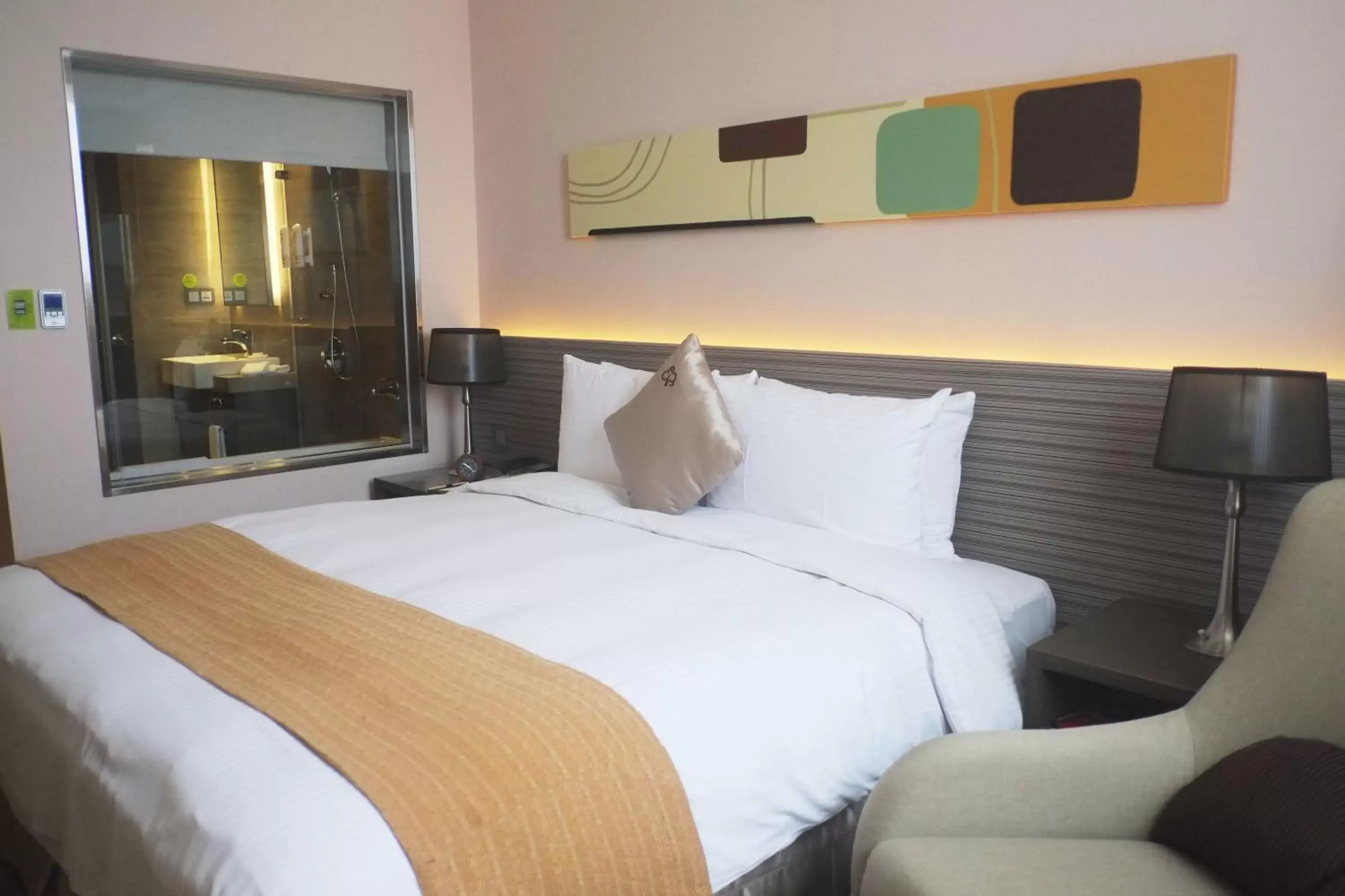 Bedroom, Bed in Park City Hotel - Luzhou Taipei