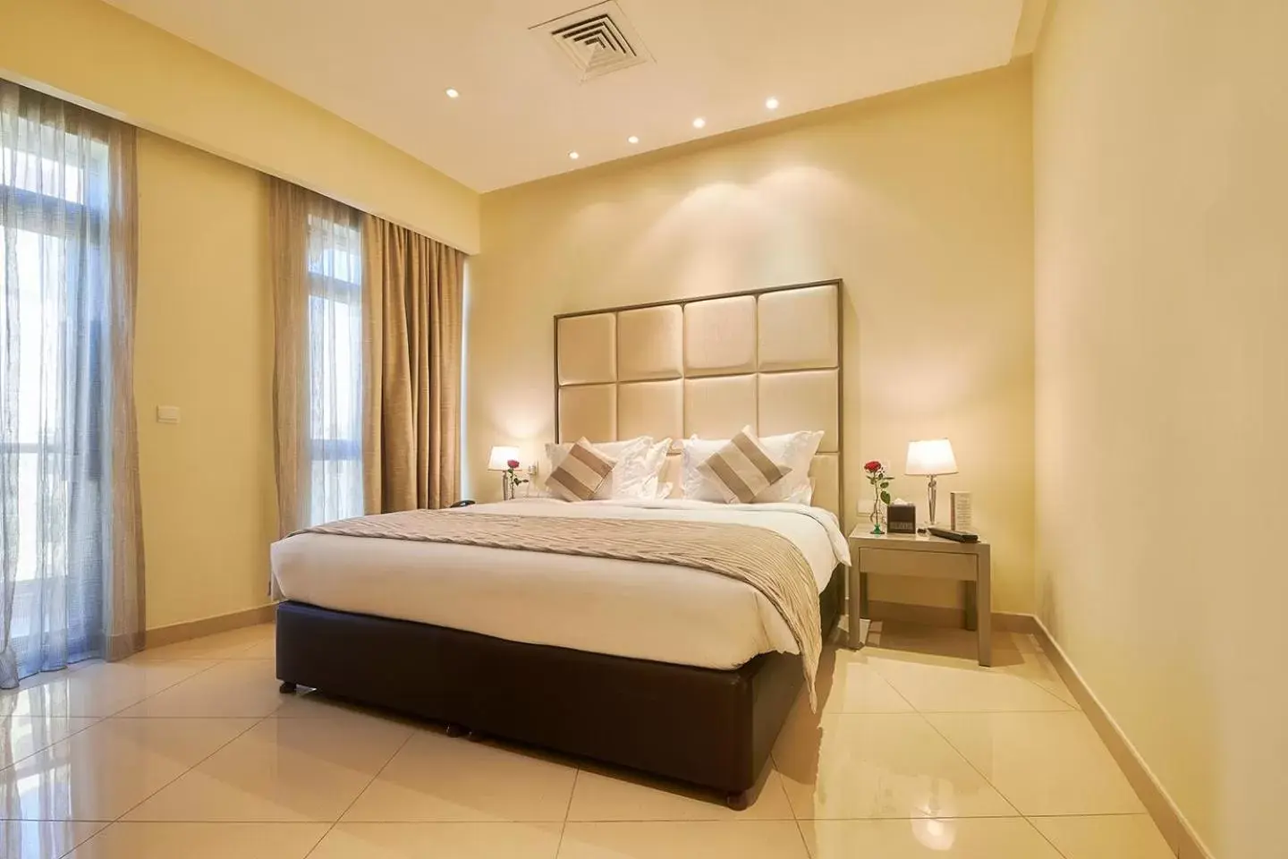 Bed in Bahi Ajman Palace Hotel