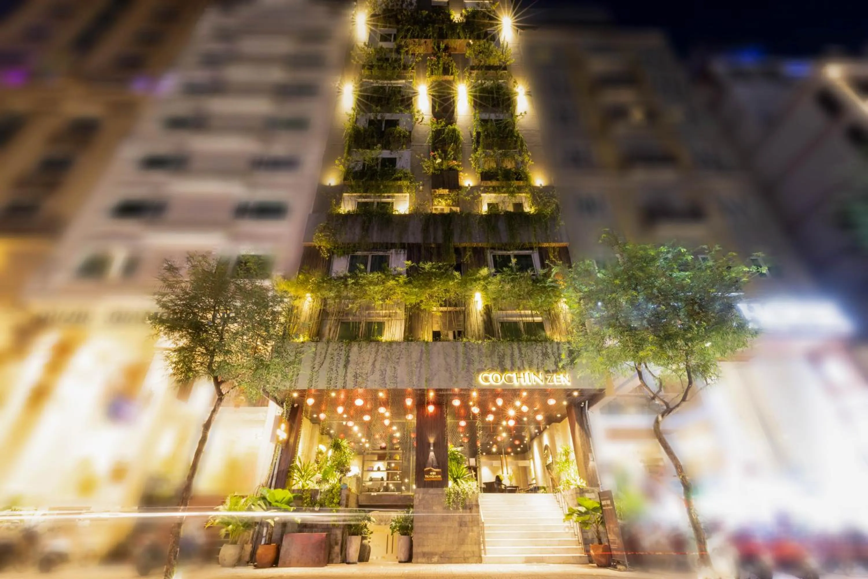 Property building in Cochin Zen Hotel