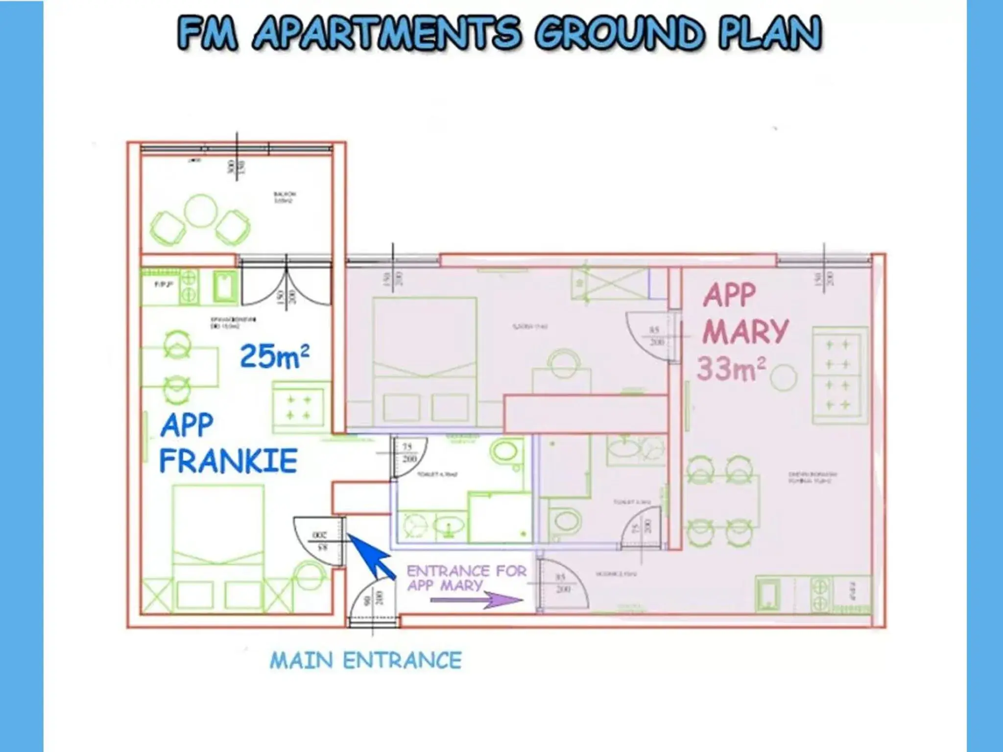On site, Floor Plan in FM Apartments