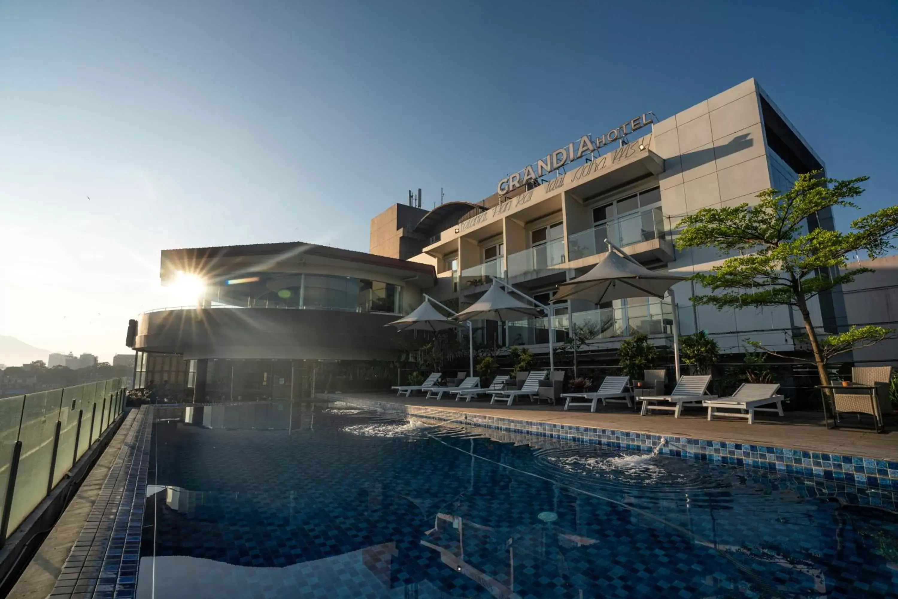 Swimming pool, Property Building in Grandia Hotel