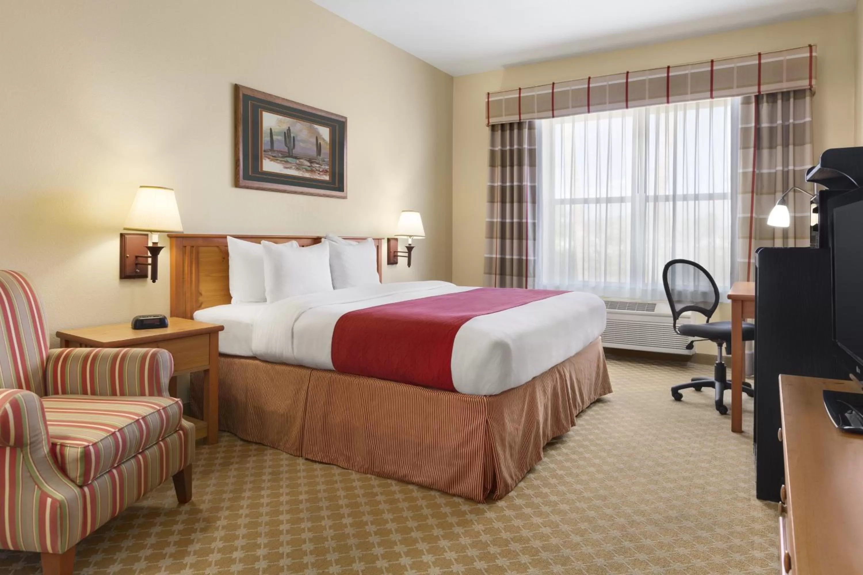 King Room with Roll-in Shower - Disability Access/Non-Smoking in Country Inn & Suites by Radisson, Tucson Airport, AZ