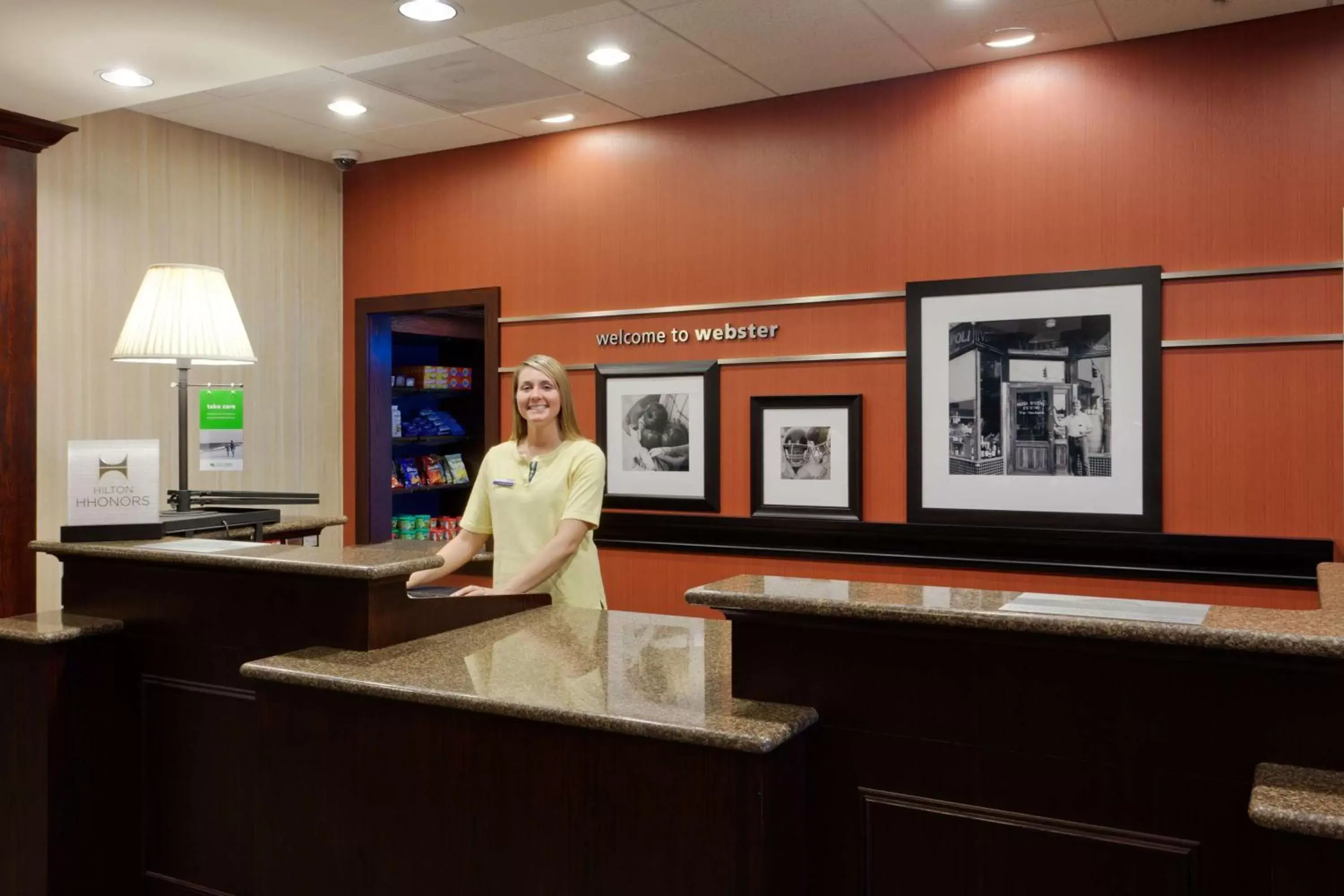 Lobby or reception in Hampton Inn Rochester-Webster Lobby or reception in Hampton Inn Rochester-Webster