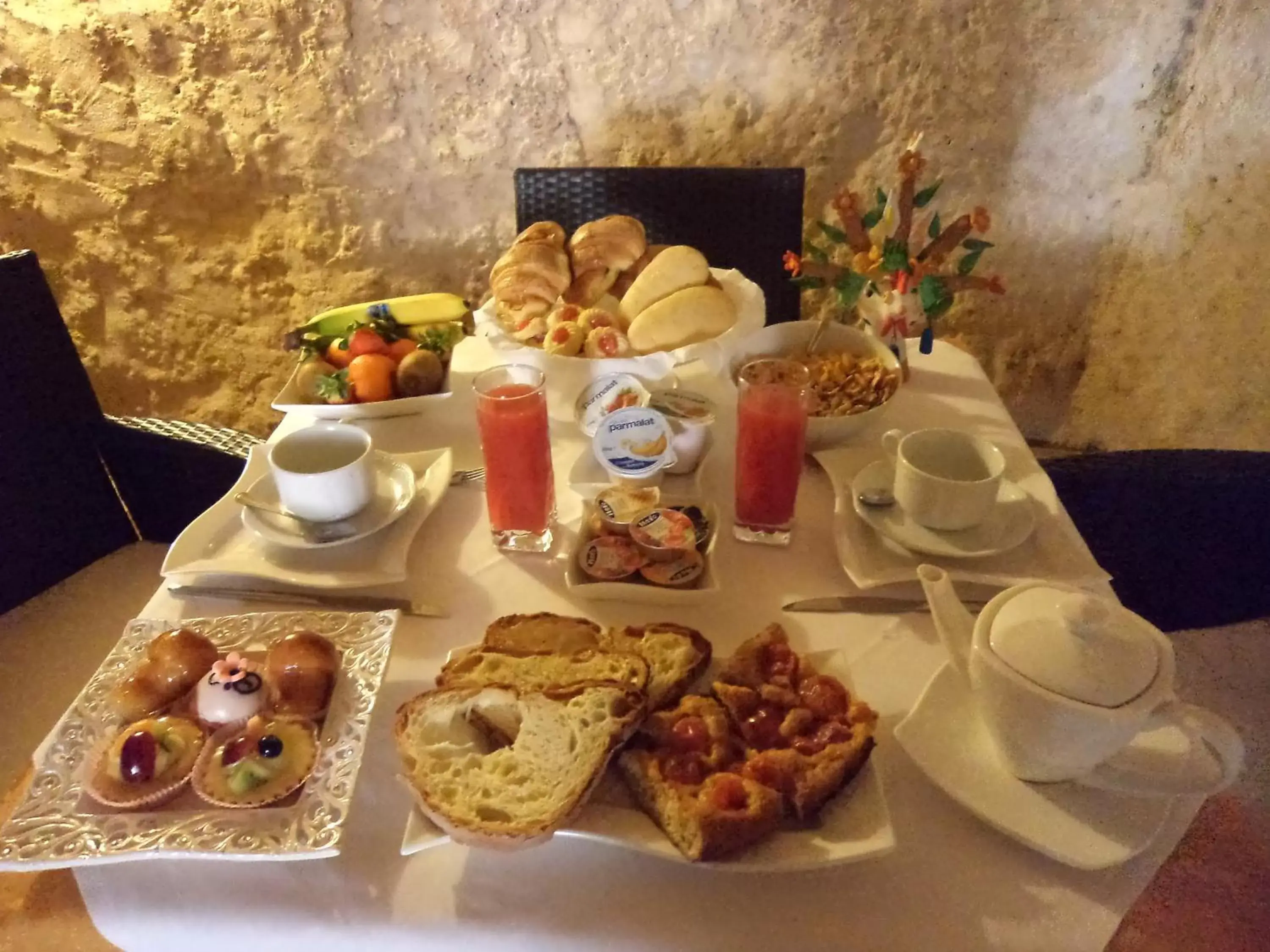 Food close-up, Breakfast in Caveoso Hotel