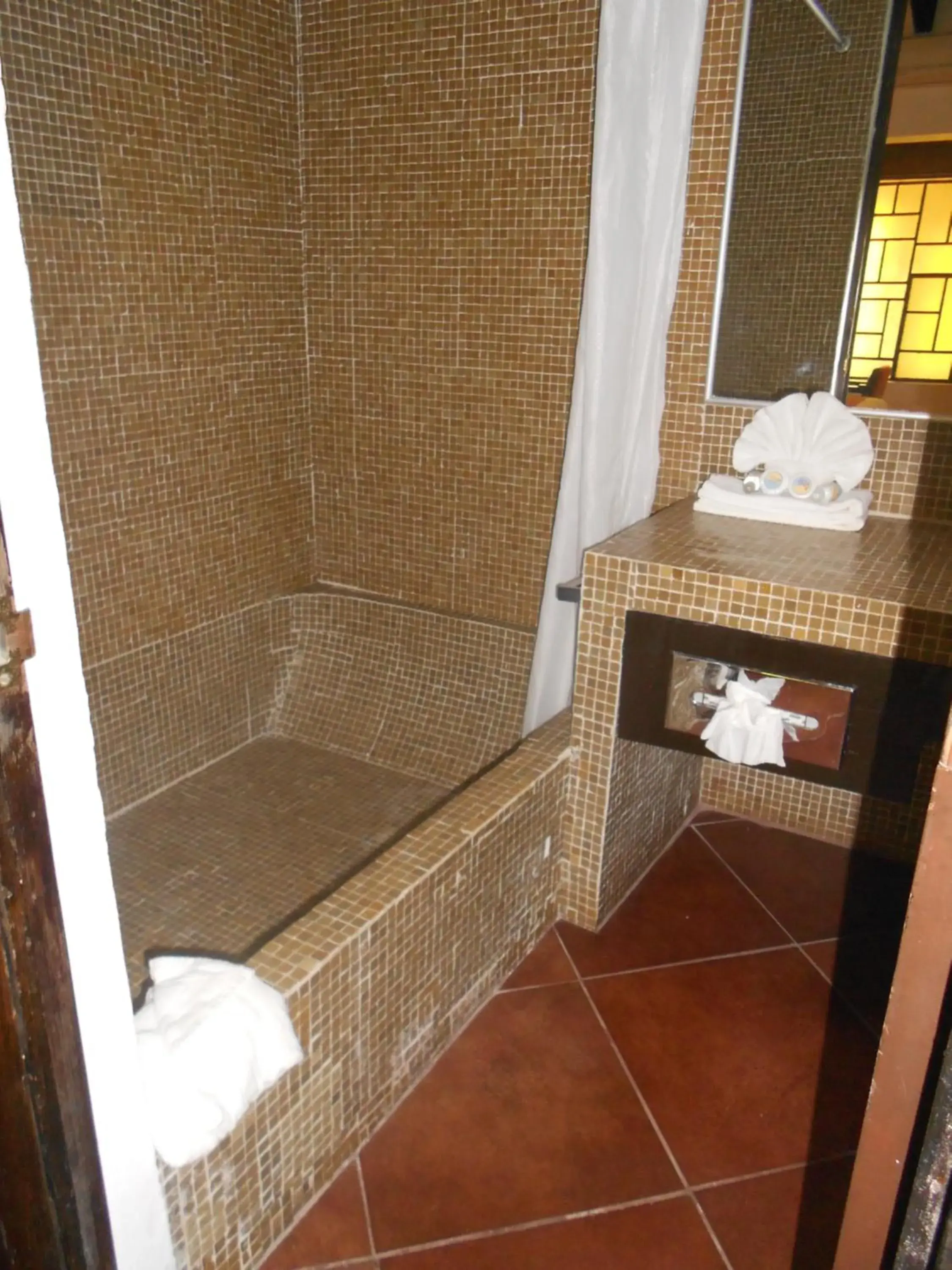 Bathroom in Hotel Hacienda Taboada (Aguas Termales)