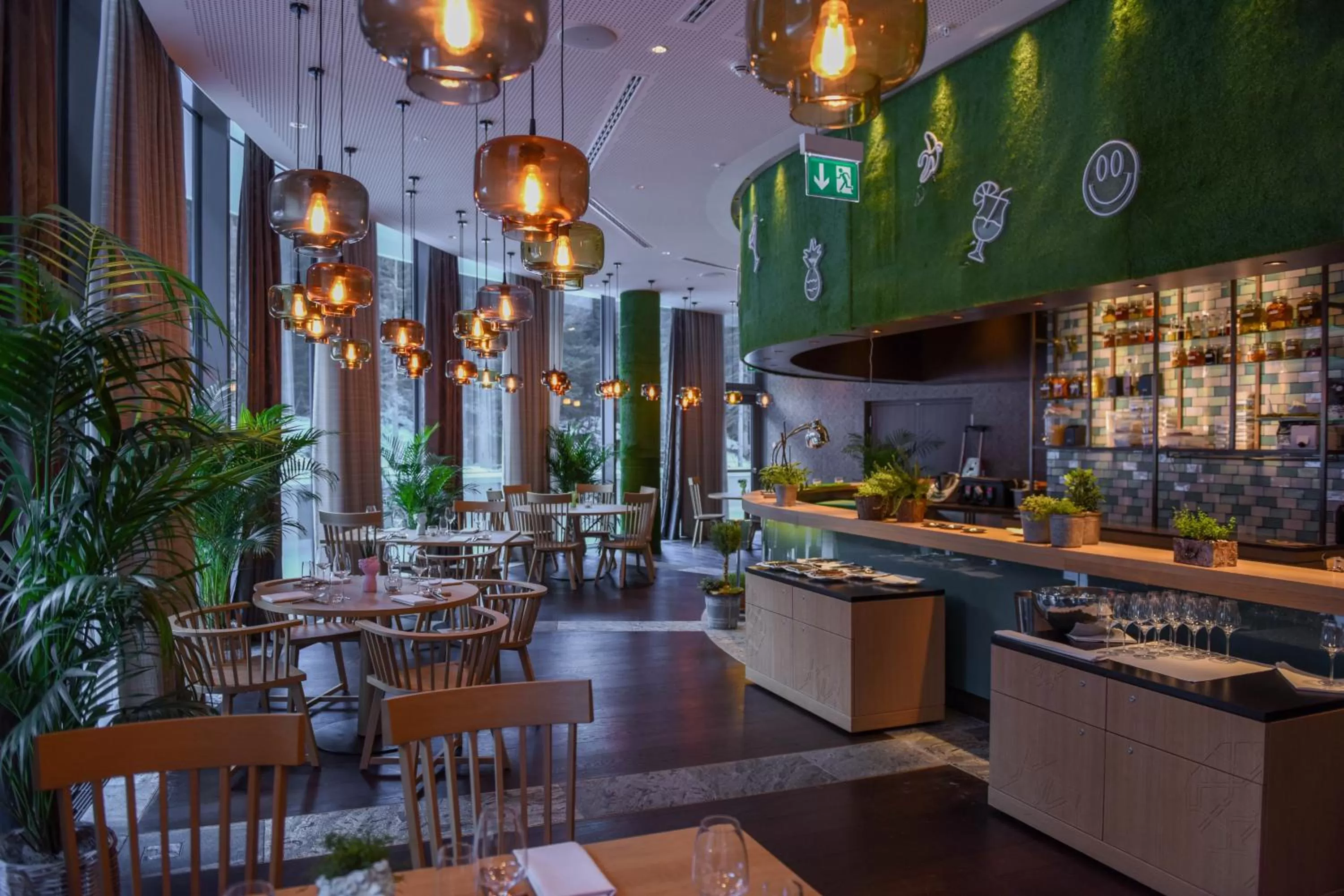 Restaurant/places to eat in AlpenGold Hotel Davos