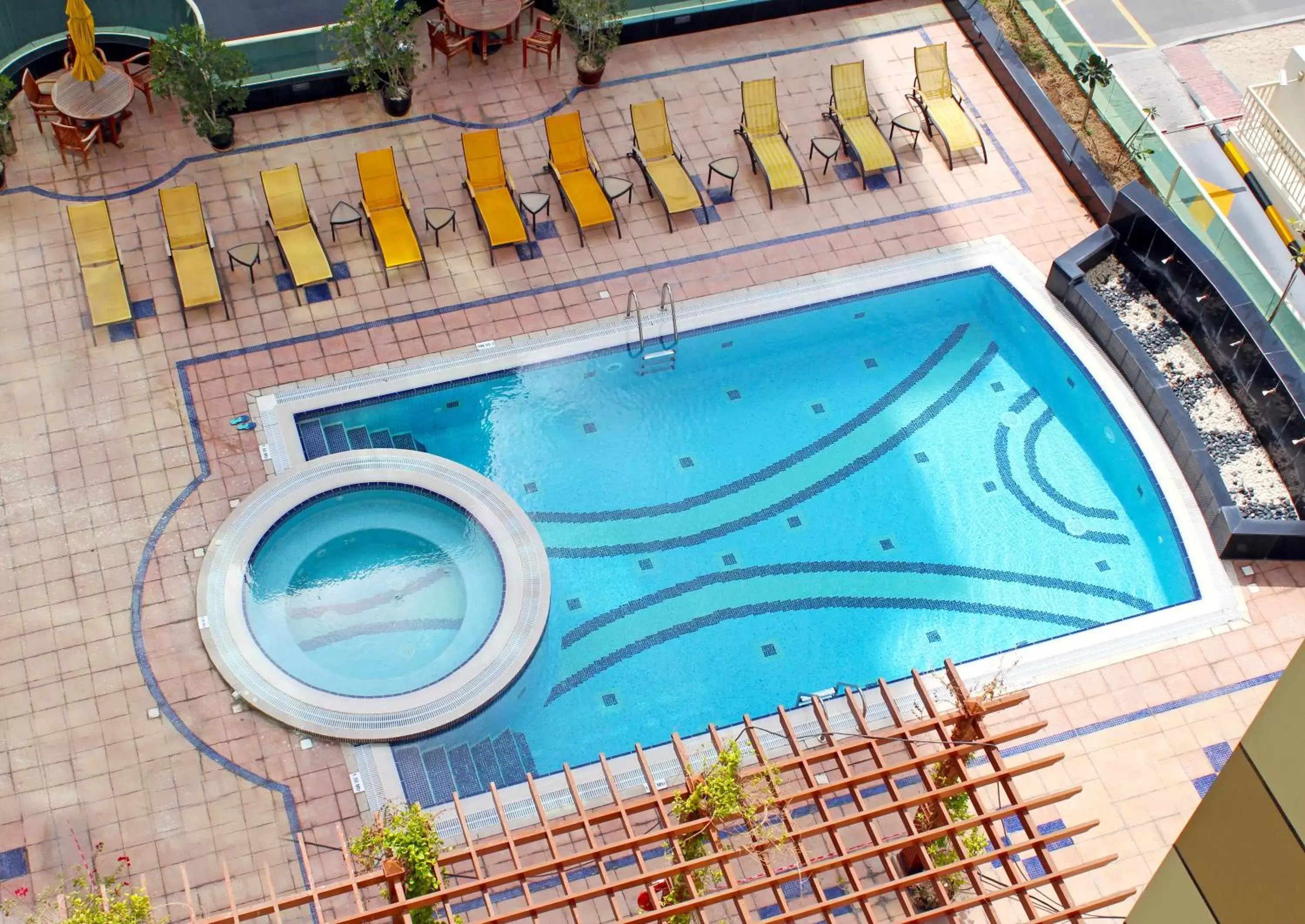 Swimming pool, Pool View in Dunes Hotel Apartment Oud Metha, Bur Dubai