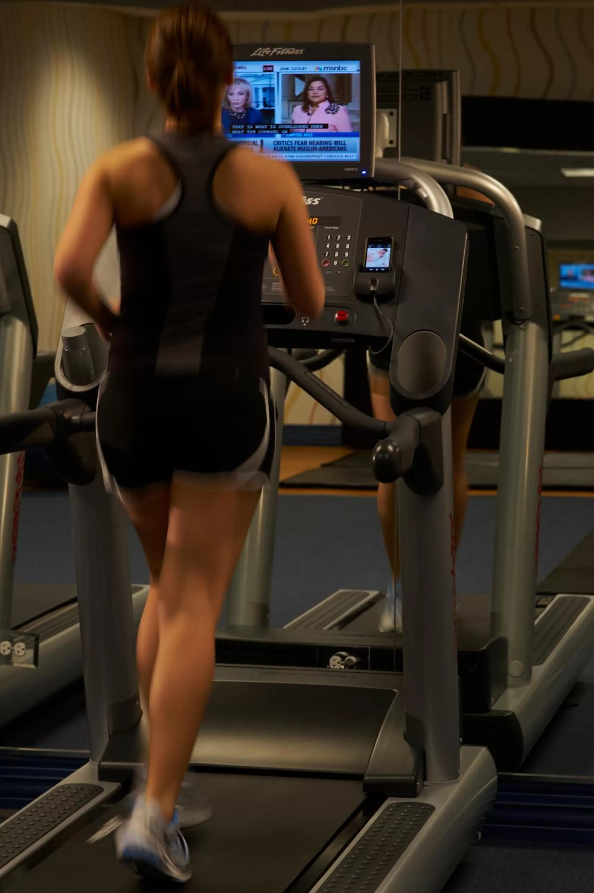 Fitness centre/facilities in Kinzie Hotel