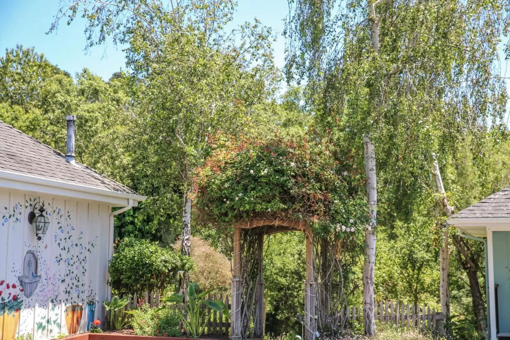 Garden in Bluebird Inn