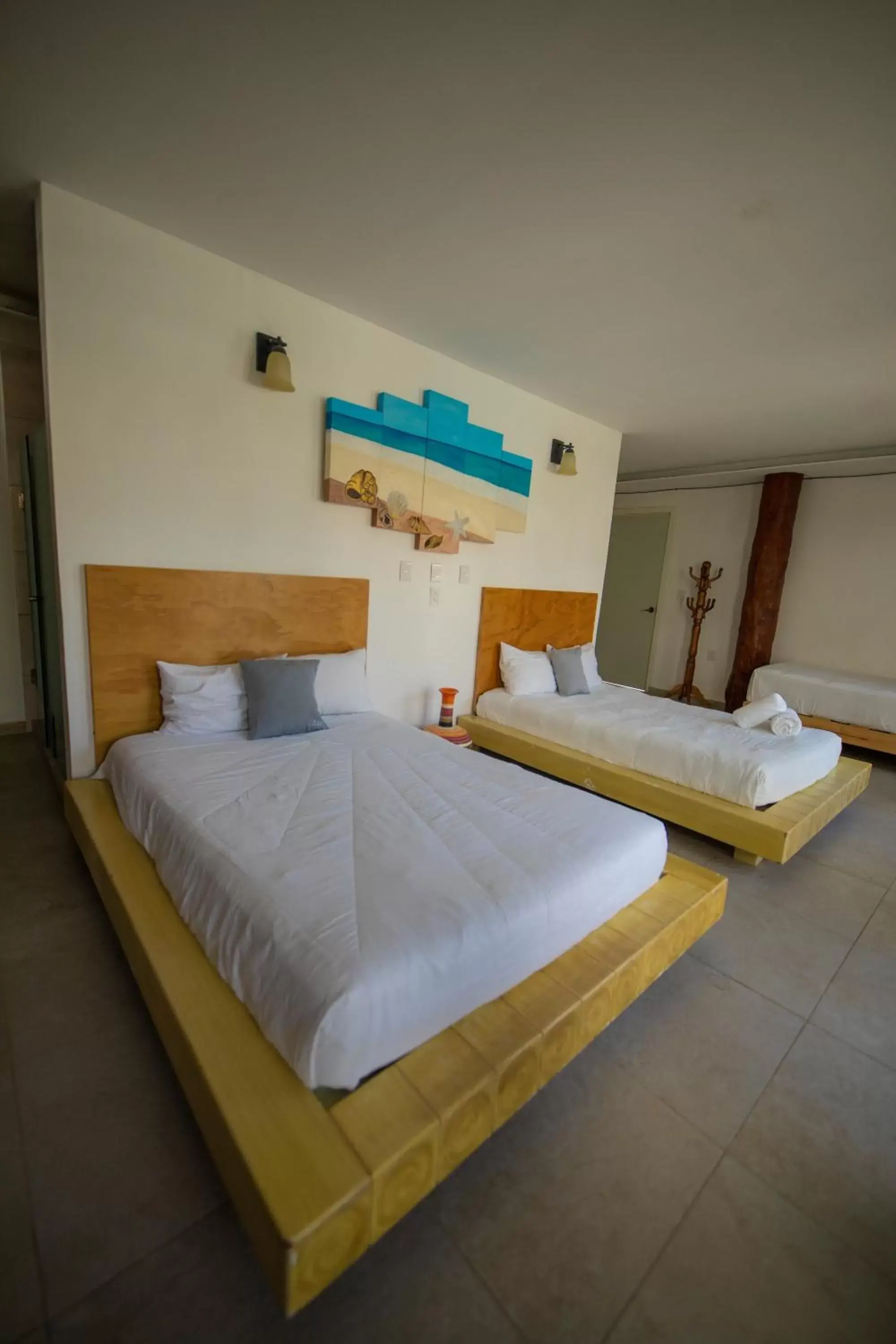 Bed in HOTEL & BEACH CLUB OJO DE AGUA