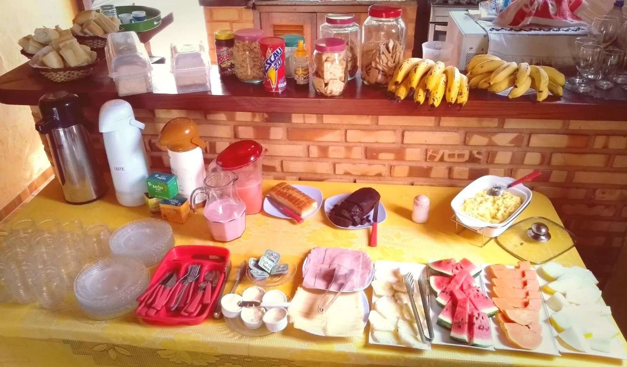 Breakfast in Suítes Casa do Barão