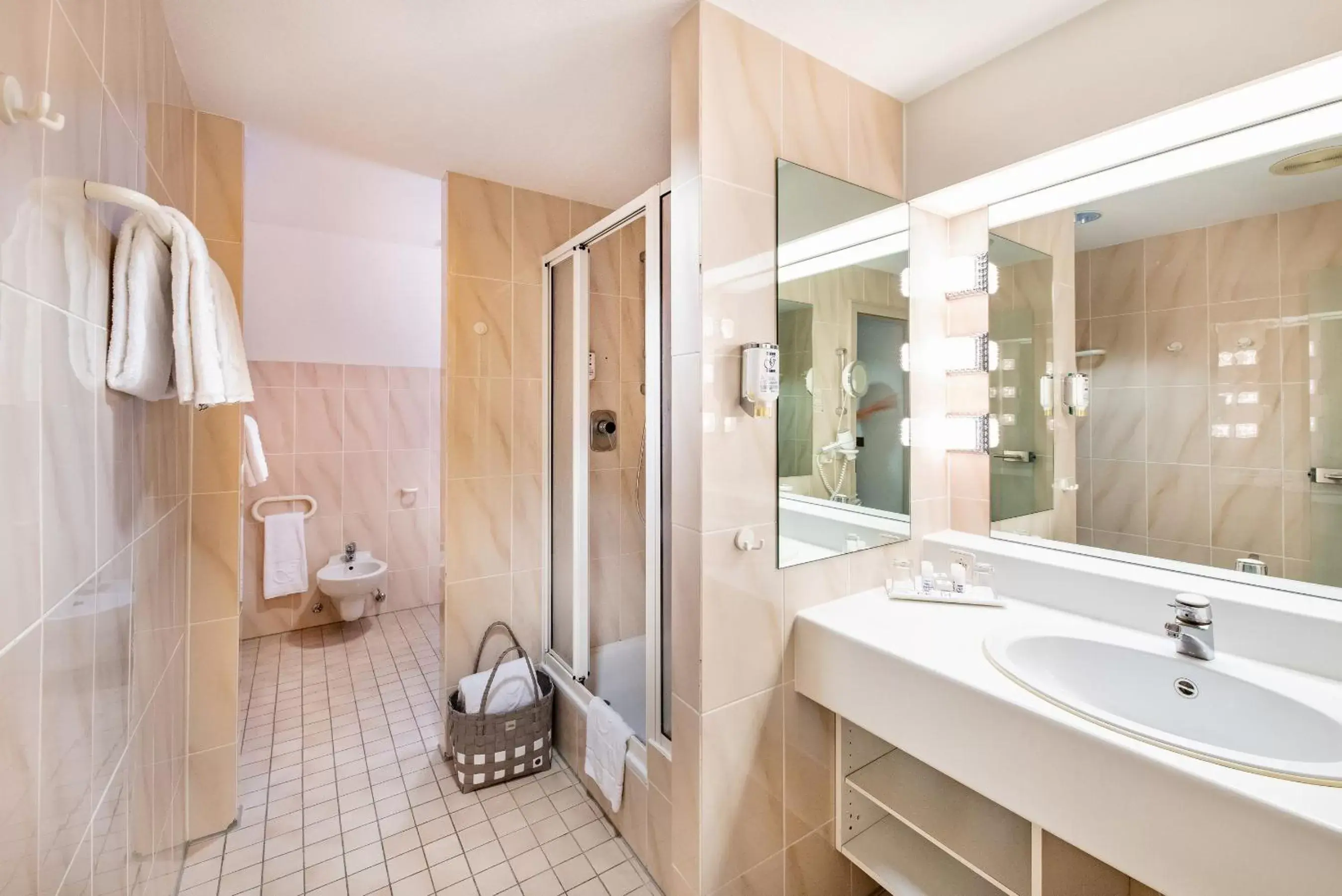 Bathroom in Göbels Hotel Rodenberg