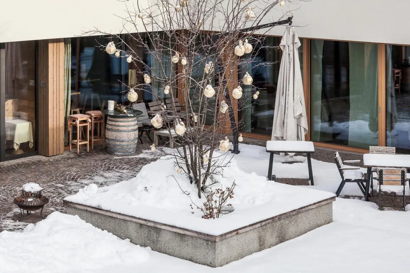 On site, Winter in Hotel Restaurant Langgenhof