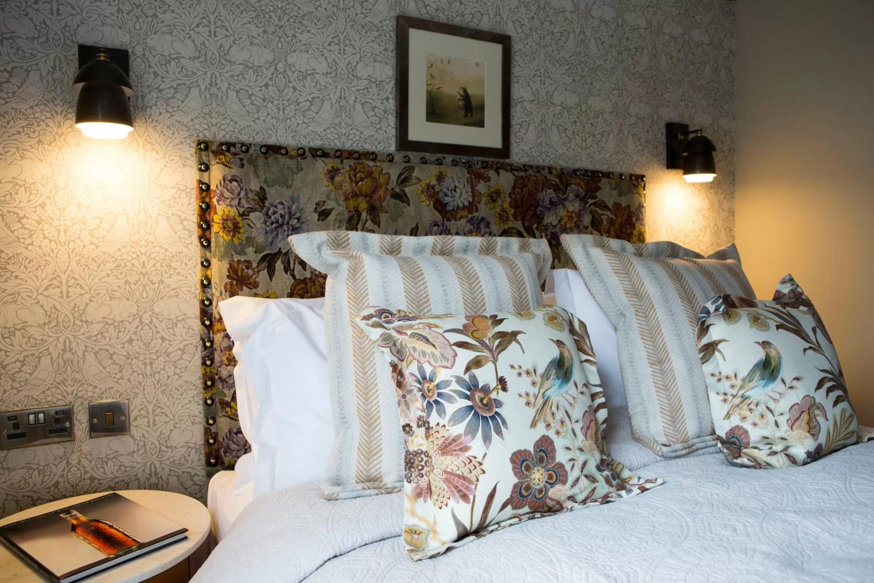 Bed in The Legh Arms Prestbury