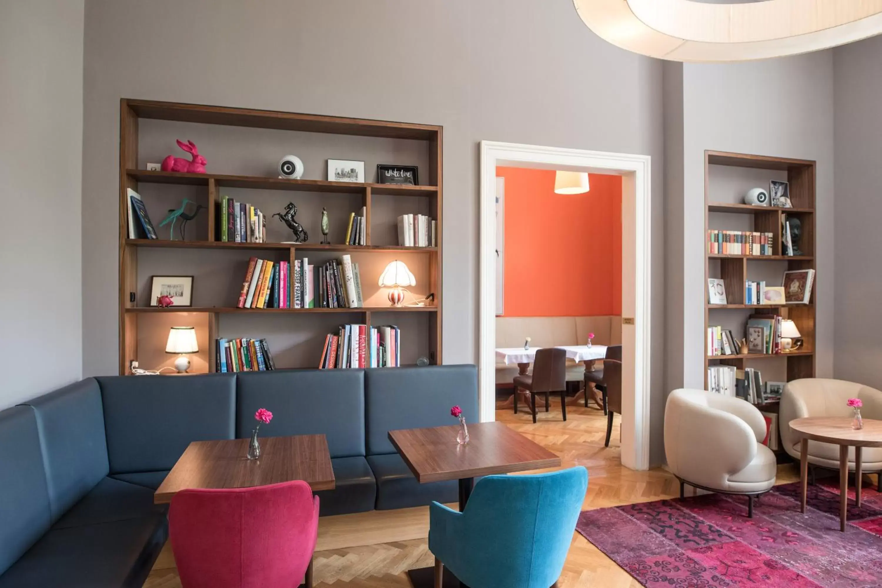 Lounge or bar, Library in Small Luxury Hotel Altstadt Vienna