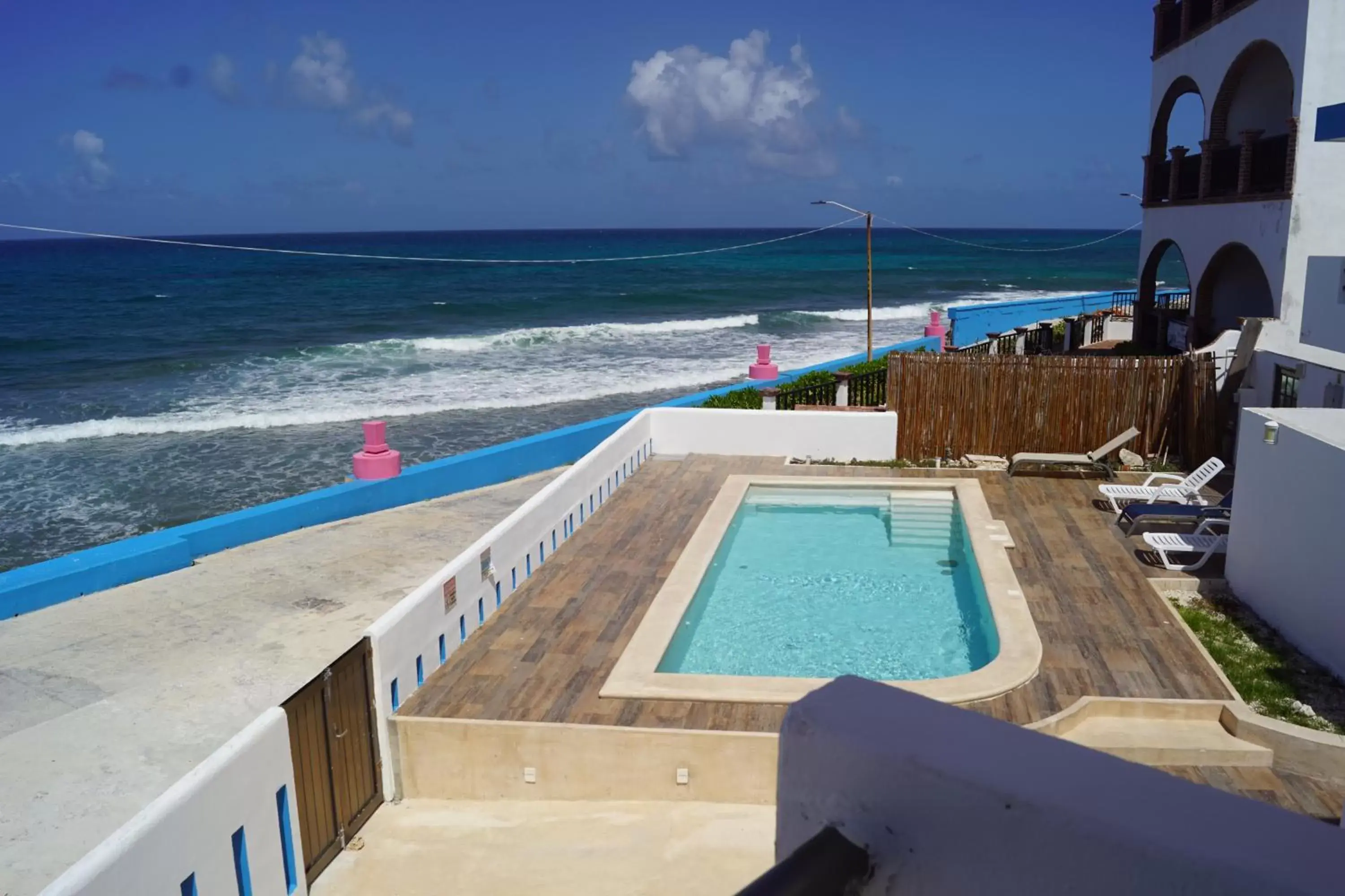 Pool View in Hotel La Trigueña