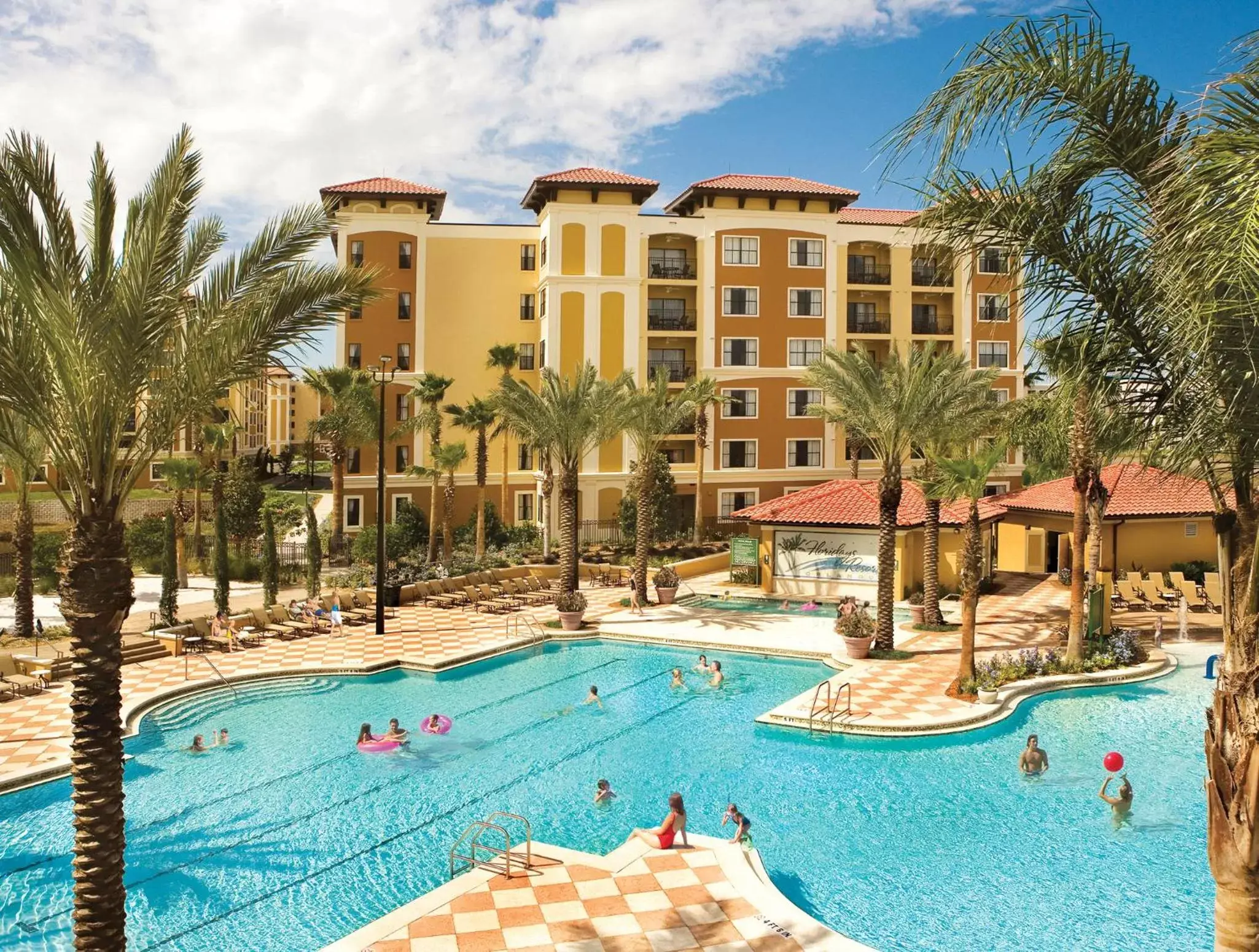 Property building, Swimming Pool in Floridays Orlando Two & Three Bed Rooms Condo Resort