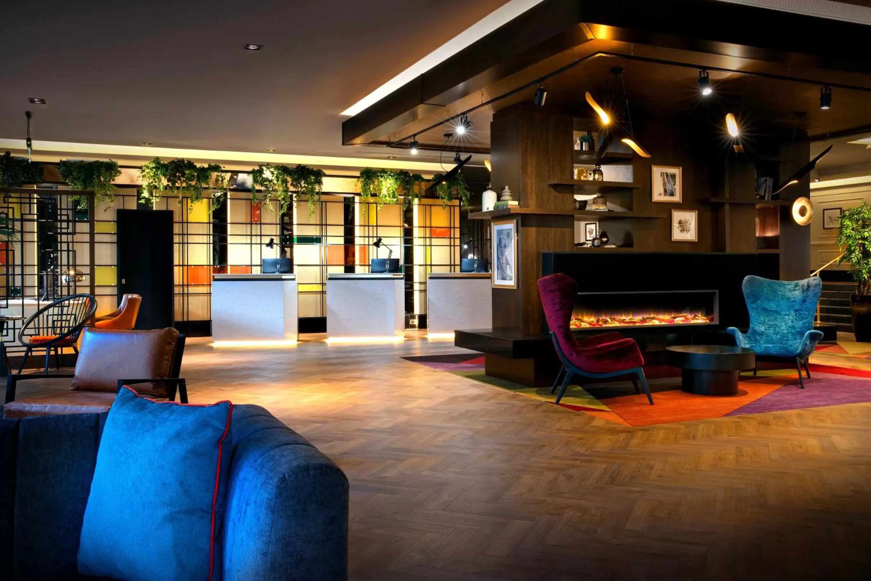 Lobby or reception in Leonardo Royal Hotel London City - Tower of London