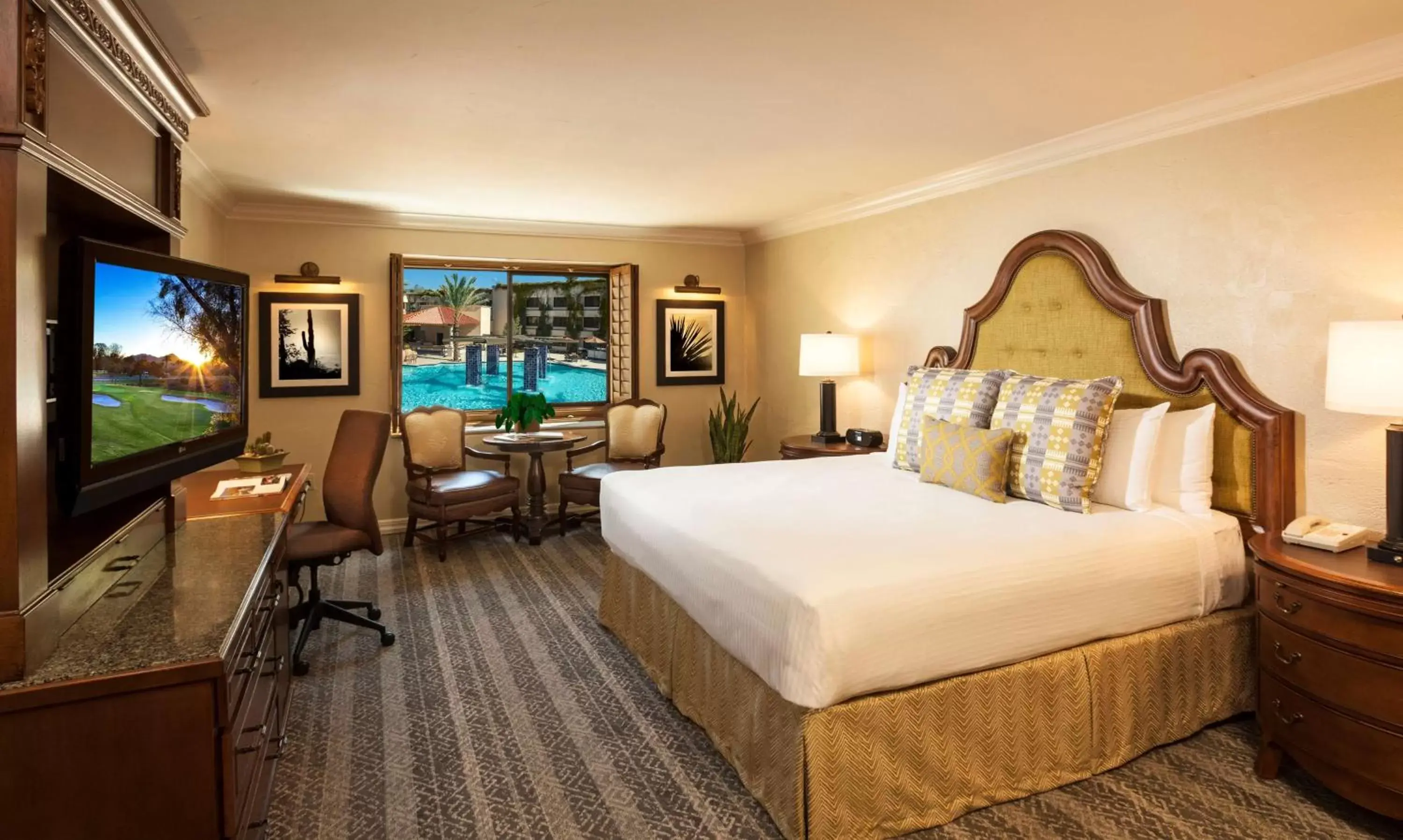 Bedroom in The Scottsdale Resort at McCormick Ranch