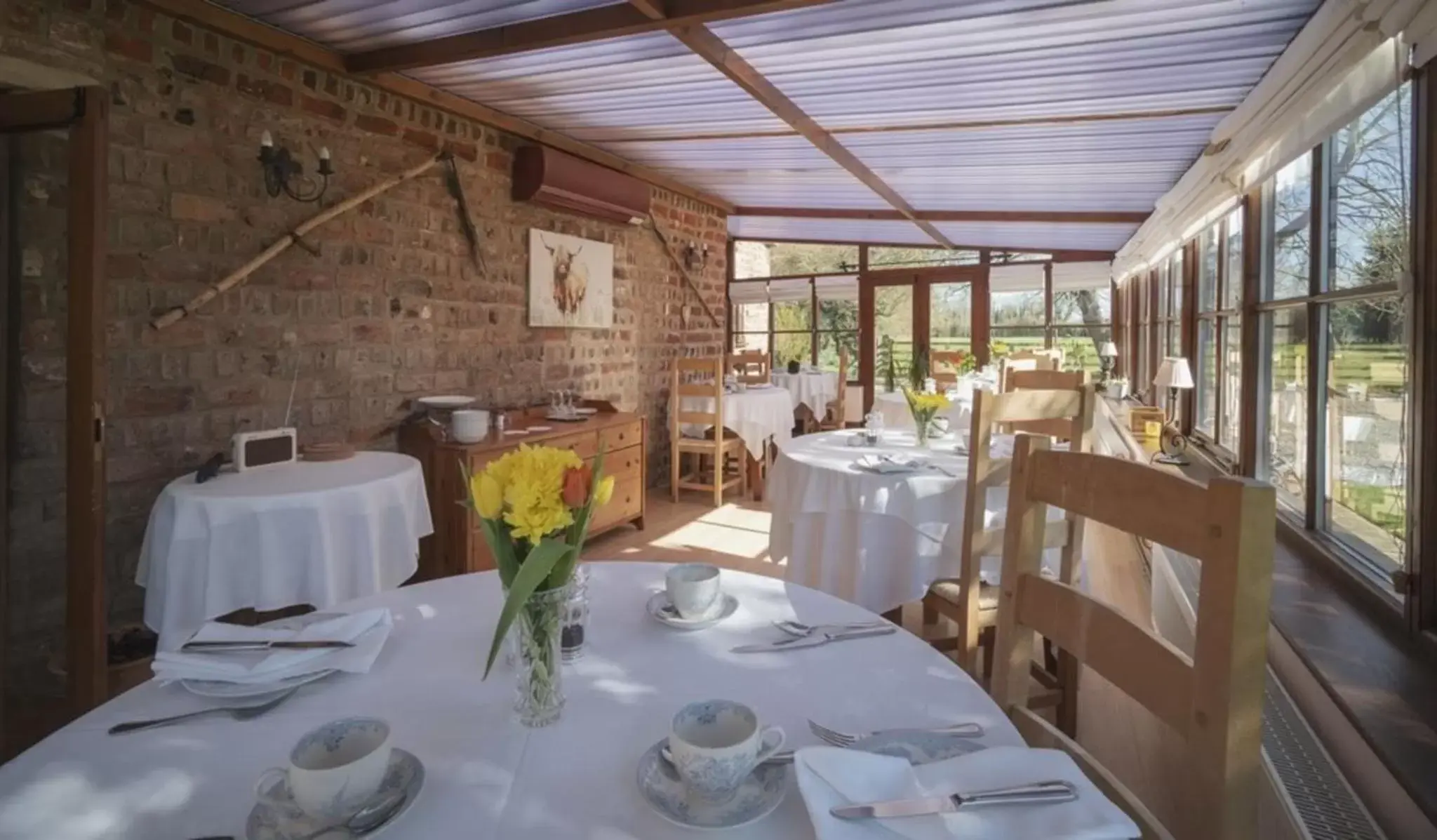 Dining area, Restaurant/Places to Eat in Brickfields Farm