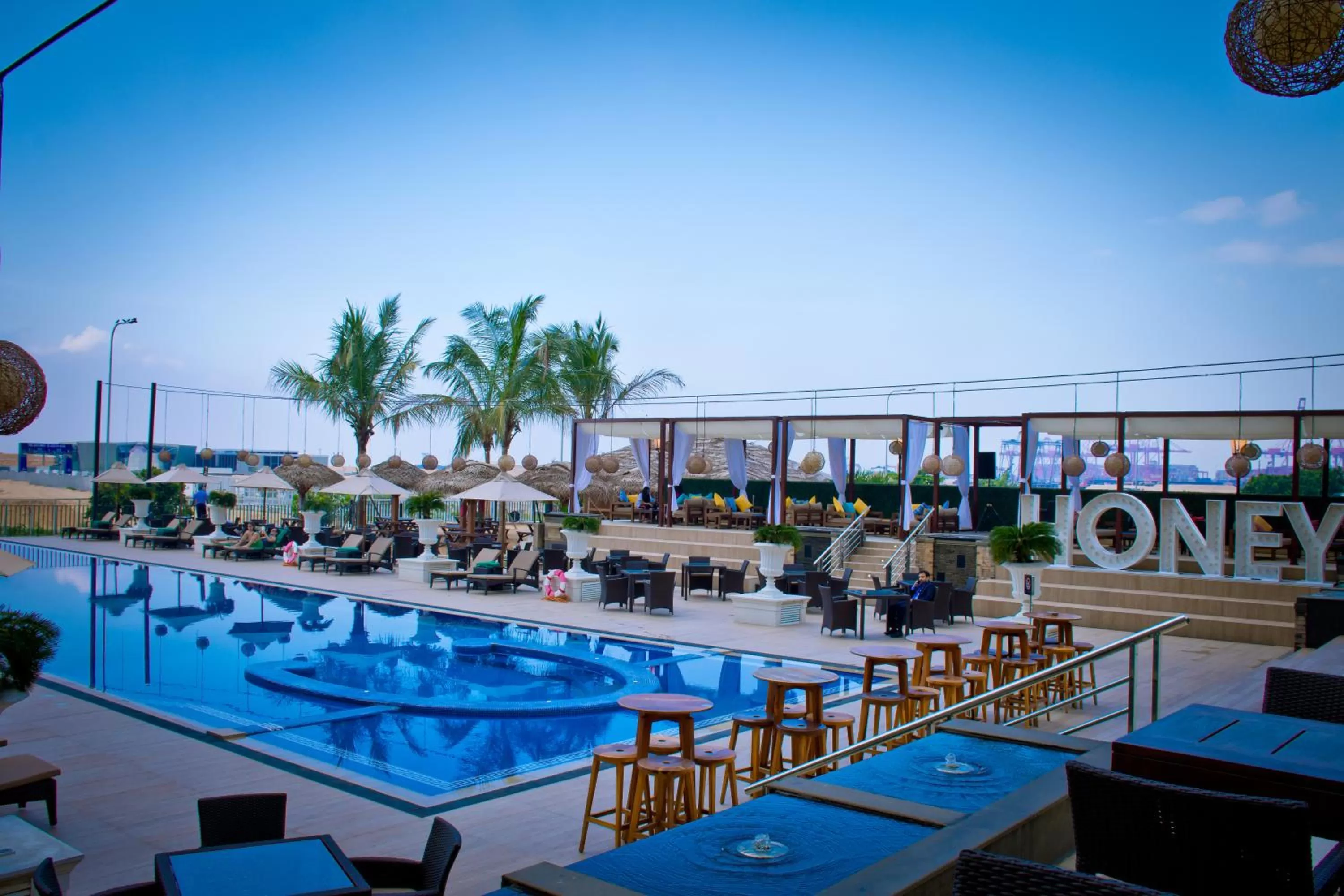 Pool view in The Kingsbury Colombo