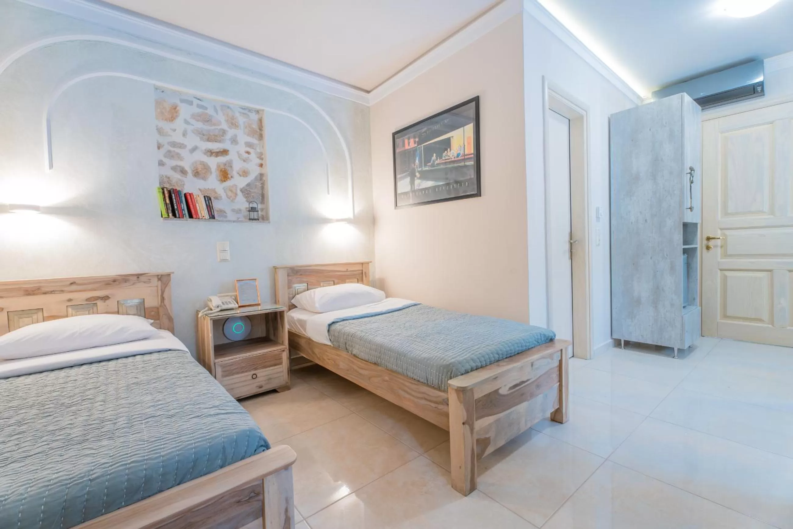 Bed in The Stone Manor , Noho boutique hotel Thissio