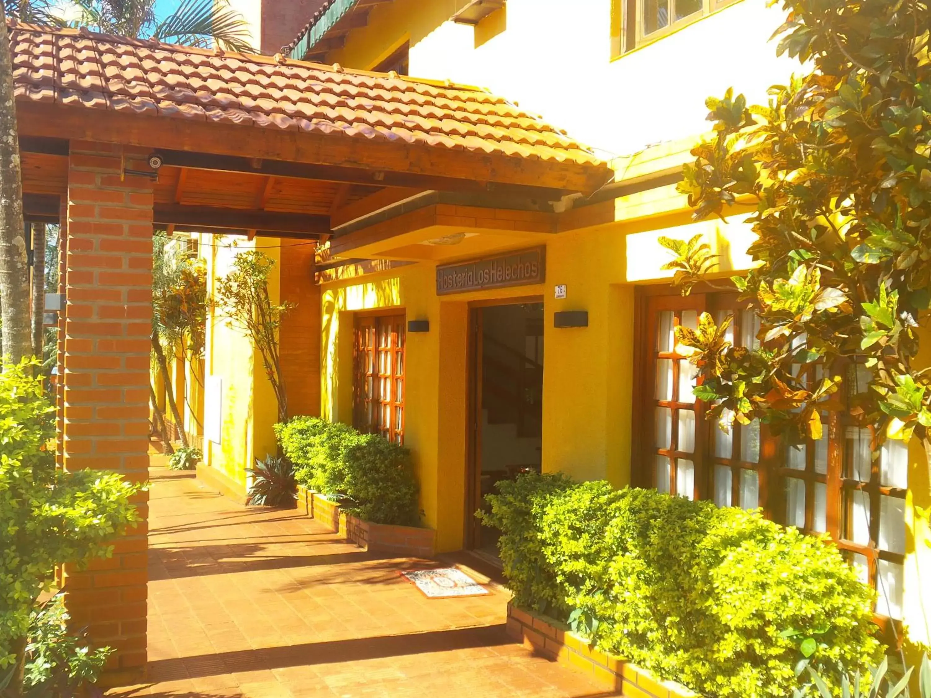 Facade/entrance in Hosteria Los Helechos