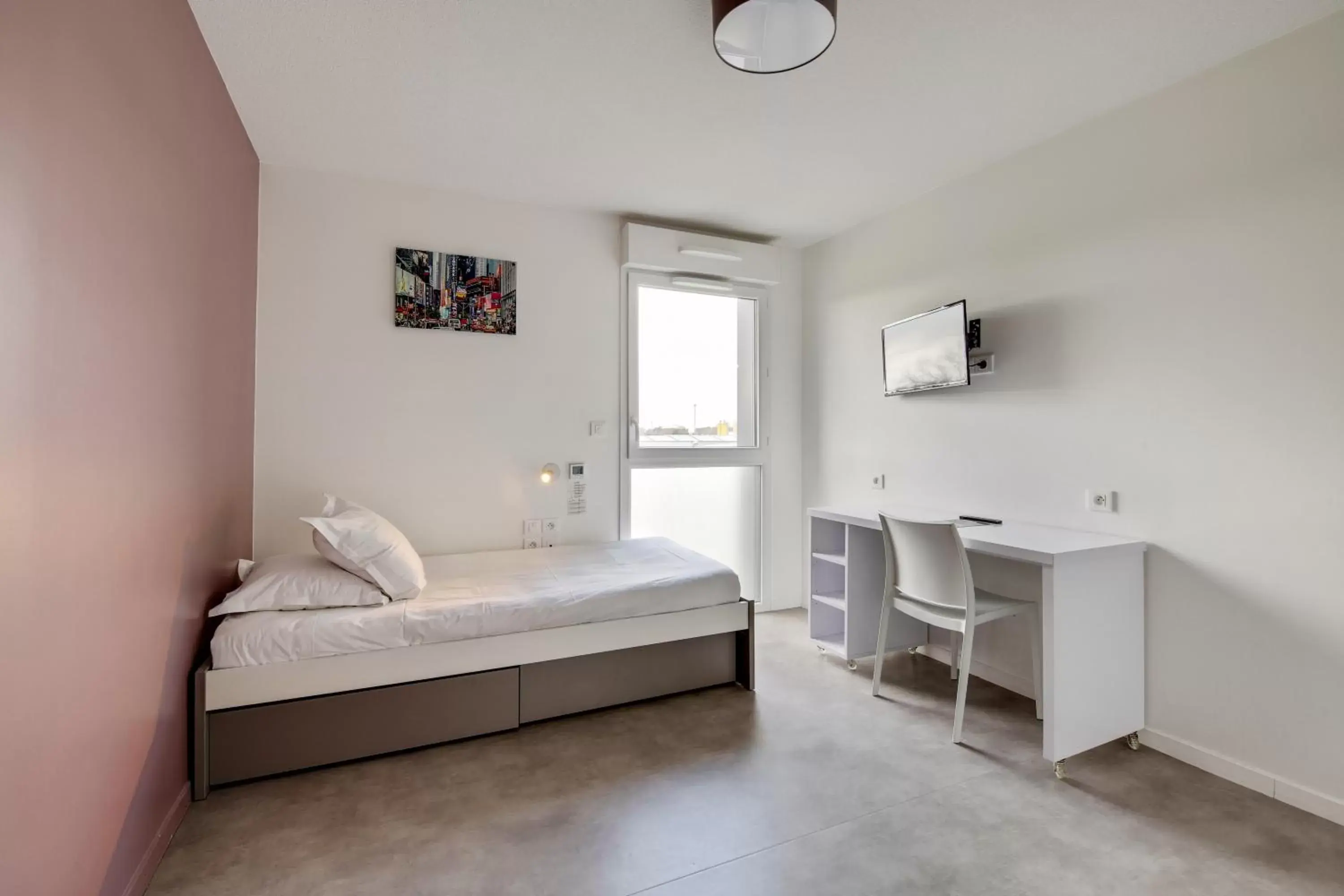 Bed in All Suites Appart Hôtel Bordeaux Pessac