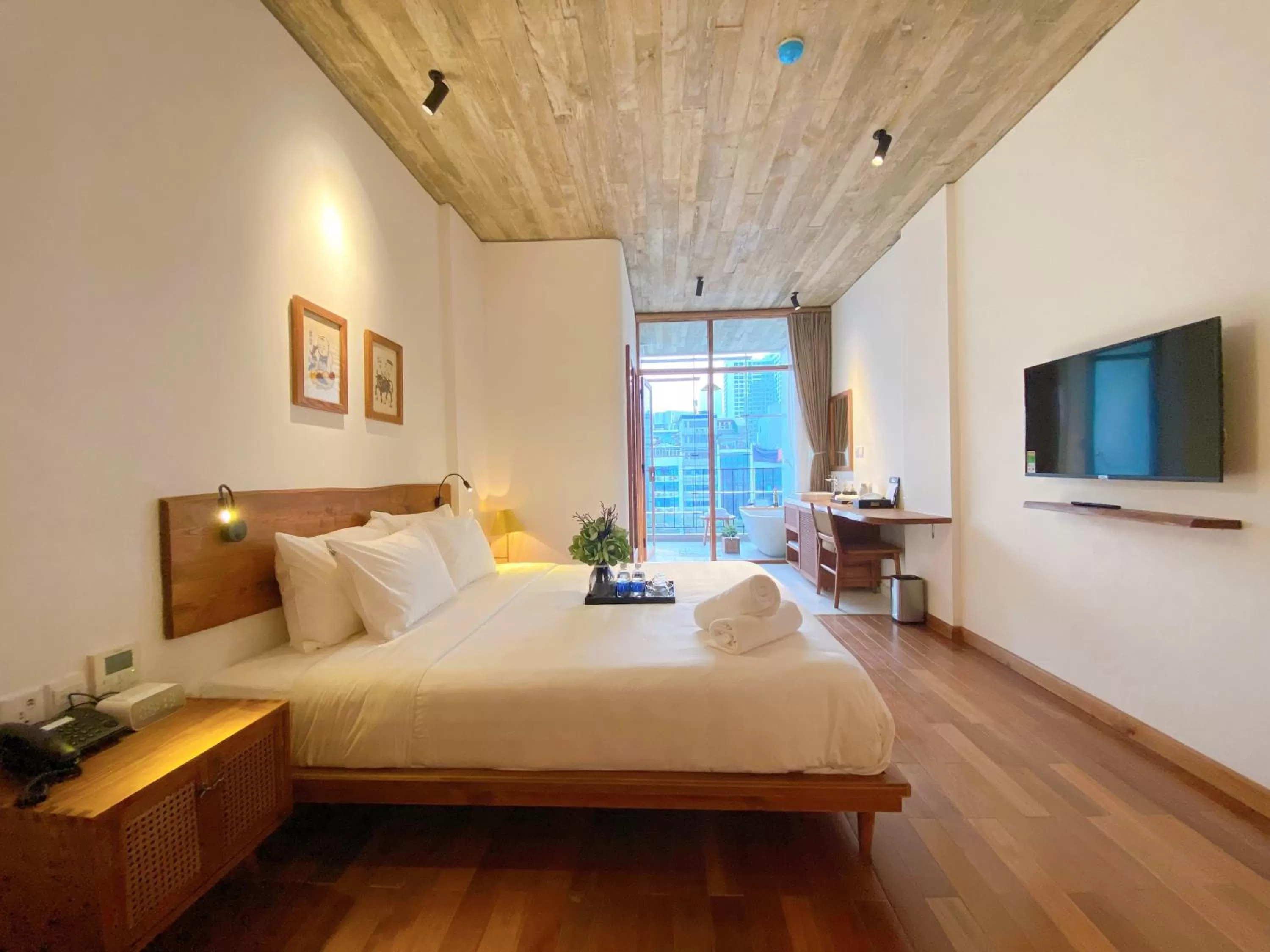 Property building, Bed in 22Land Hotel & Residence