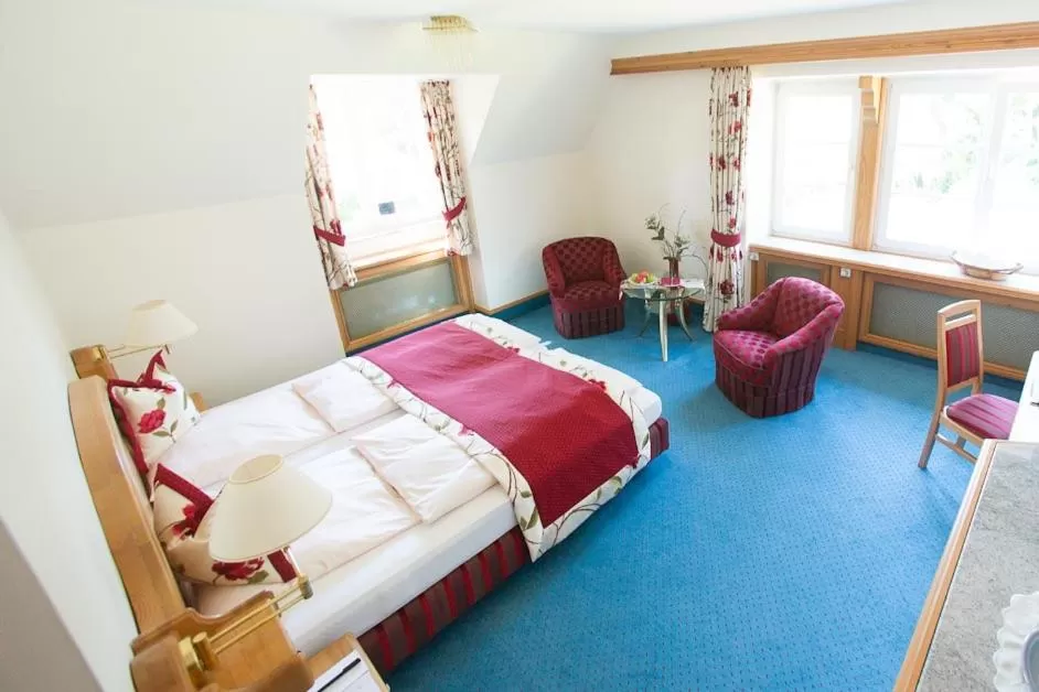 Bed in Hotel Aselager Mühle