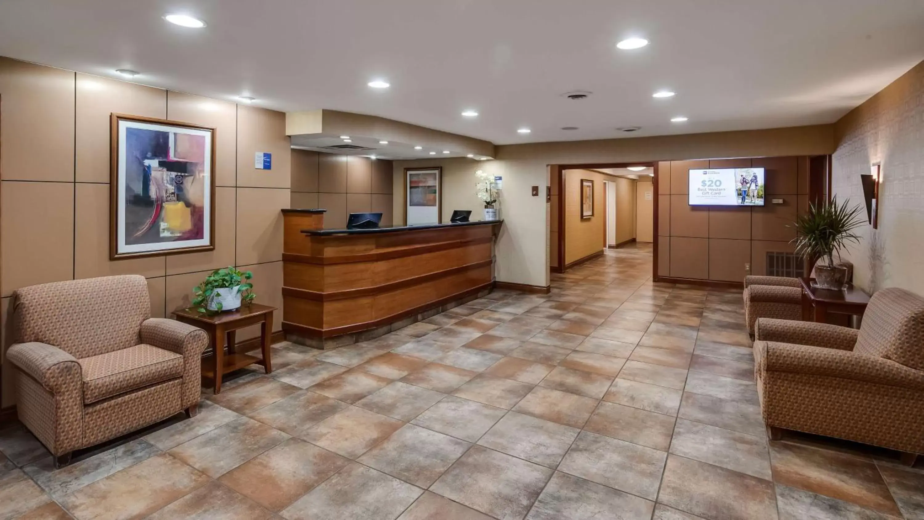 Lobby or reception, Lobby/Reception in Best Western Lapeer Inn