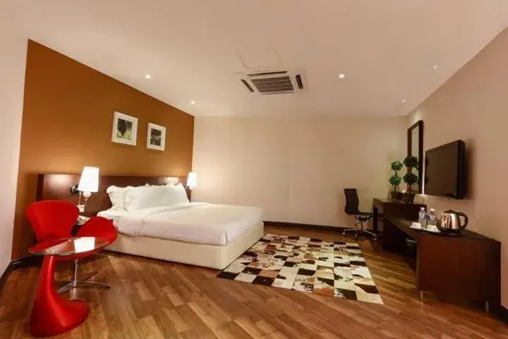 Photo of the whole room, Bed in D Boutique Hotel