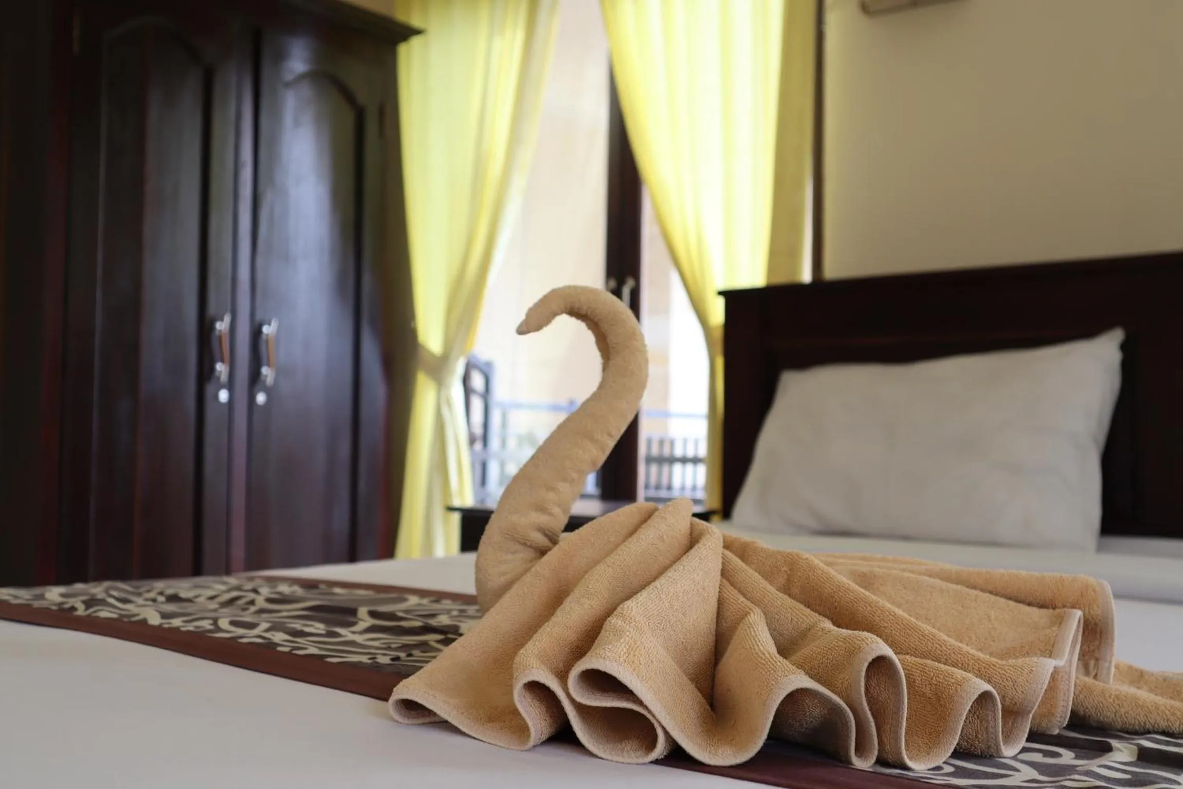 Bed in Wijaya Guest House Ubud
