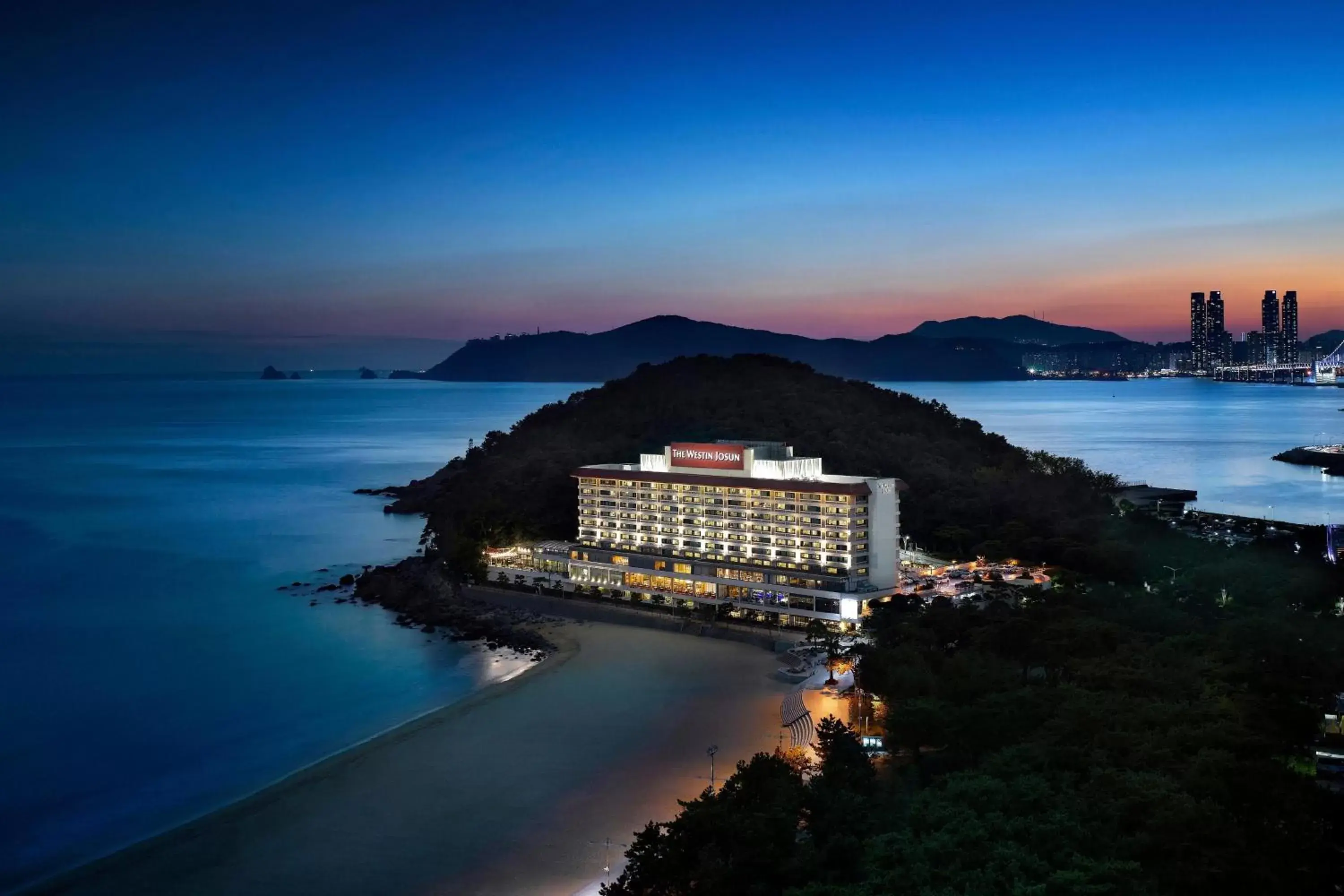 Property building, Bird's-eye View in The Westin Josun Busan