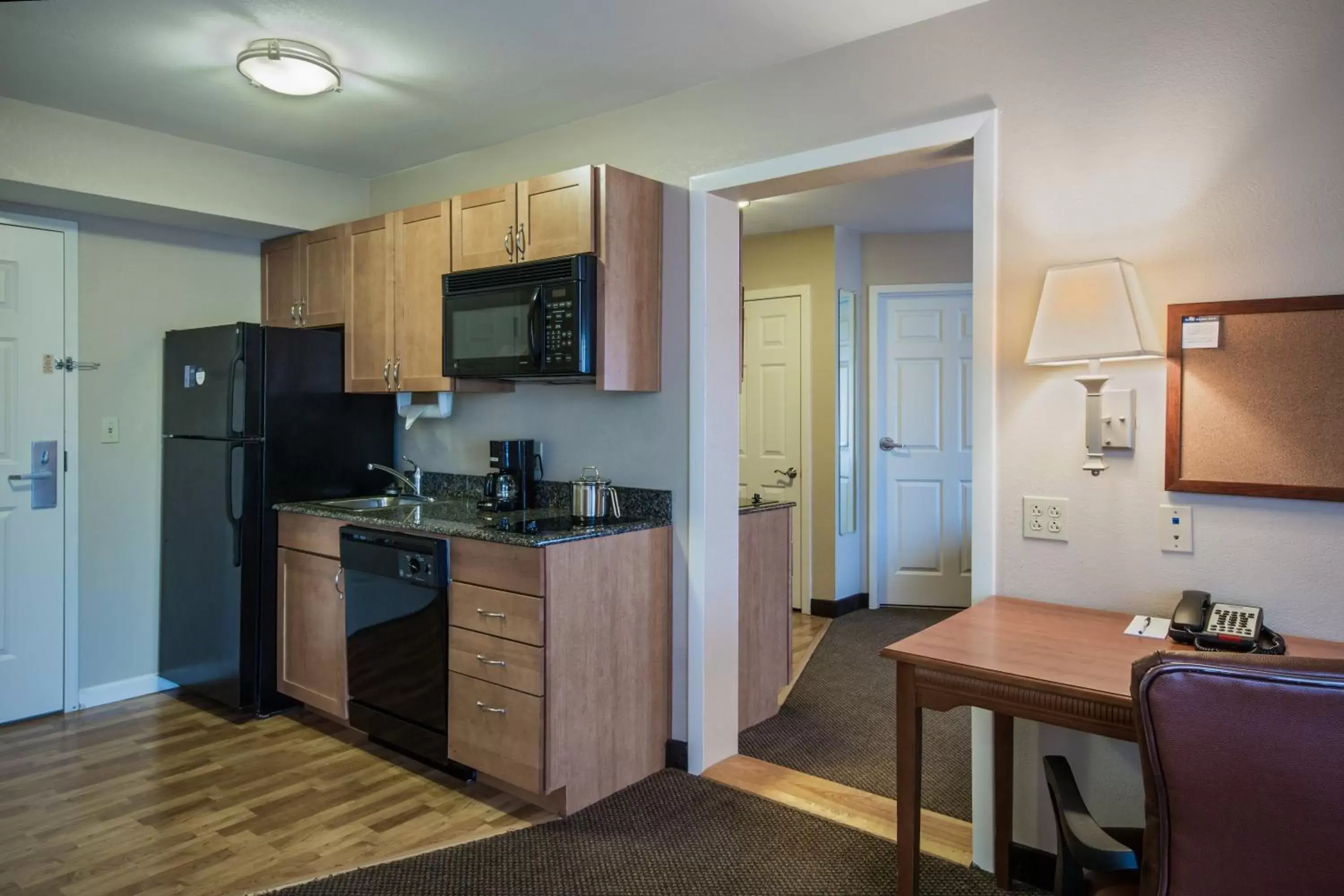 Bedroom in Candlewood Suites Windsor Locks by IHG Bedroom in Candlewood Suites Windsor Locks by IHG