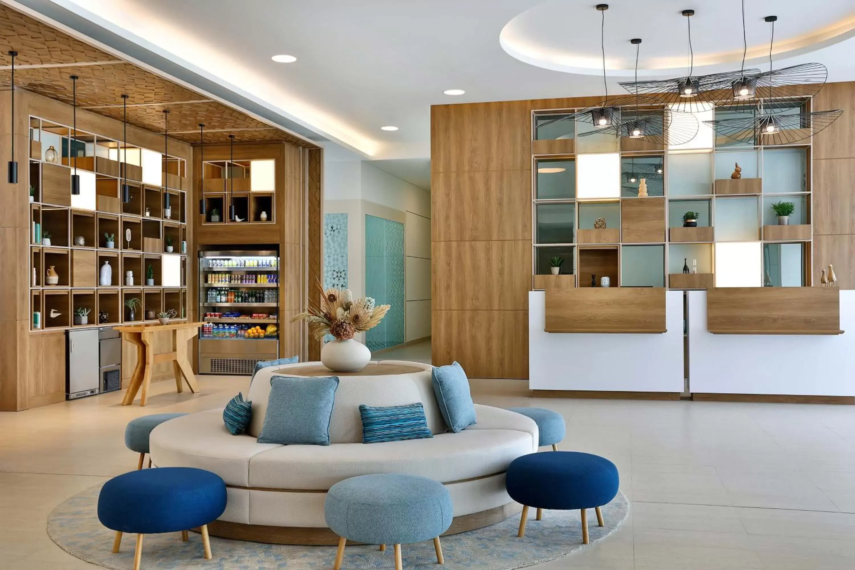 Lobby or reception, Library in Element Dubai Airport